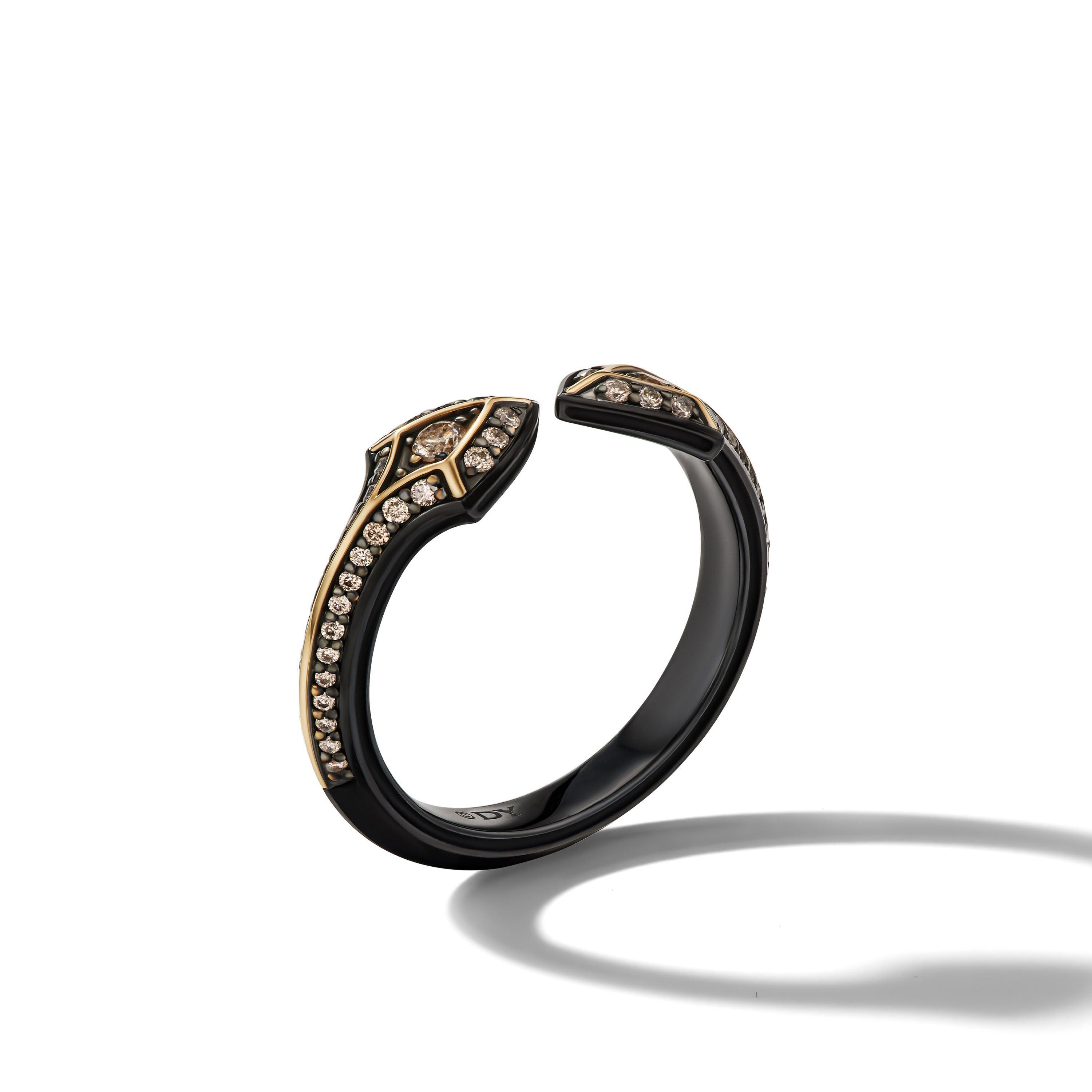 David Yurman o1w1db10526 R25870M/Size 8/Armory Bypass Band Ring in Black Size ONE SIZE - 2 Thumbnail