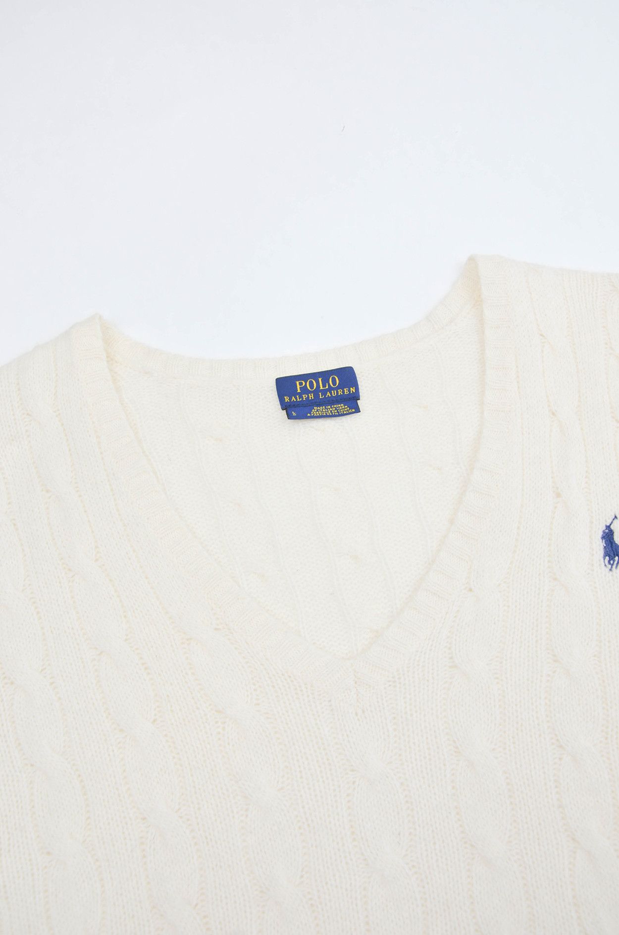Polo Ralph Lauren Polo Ralph Lauren Cable Knit Sweater – Merino Cashmere L Size L / US 10 / IT 46 - 6 Thumbnail