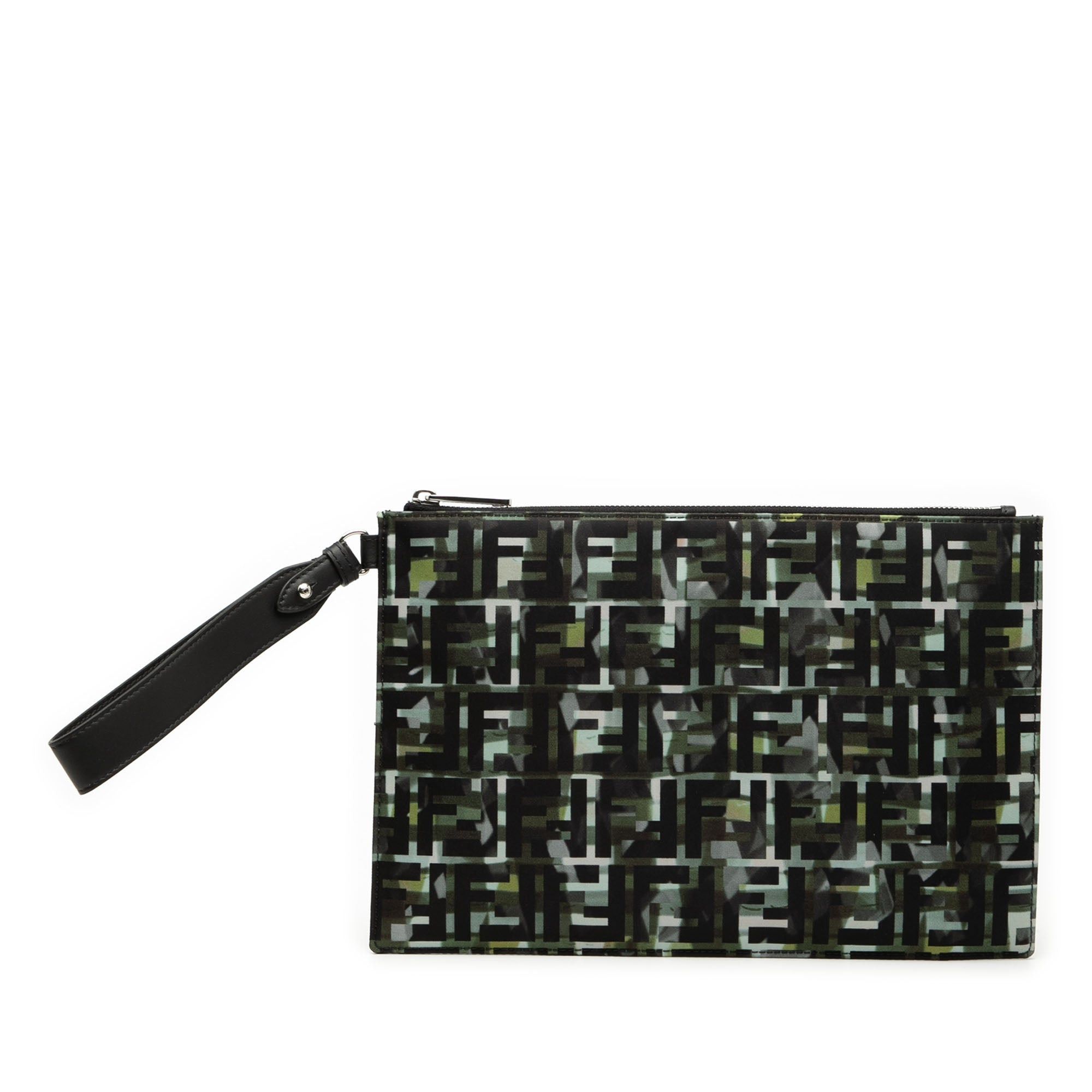 Fendi FF 1974 Nylon Camouflage Wristlet Pouch Size ONE SIZE - 1 Thumbnail
