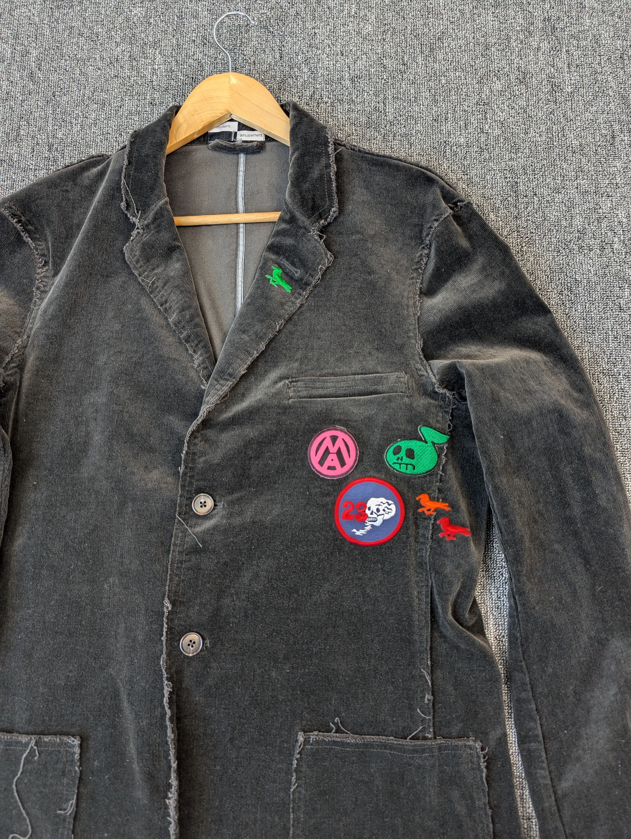Modern Amusement Modern Amusement Distressed Style Velvet Corduroy Jacket Size US M / EU 48-50 / 2 - 4 Thumbnail
