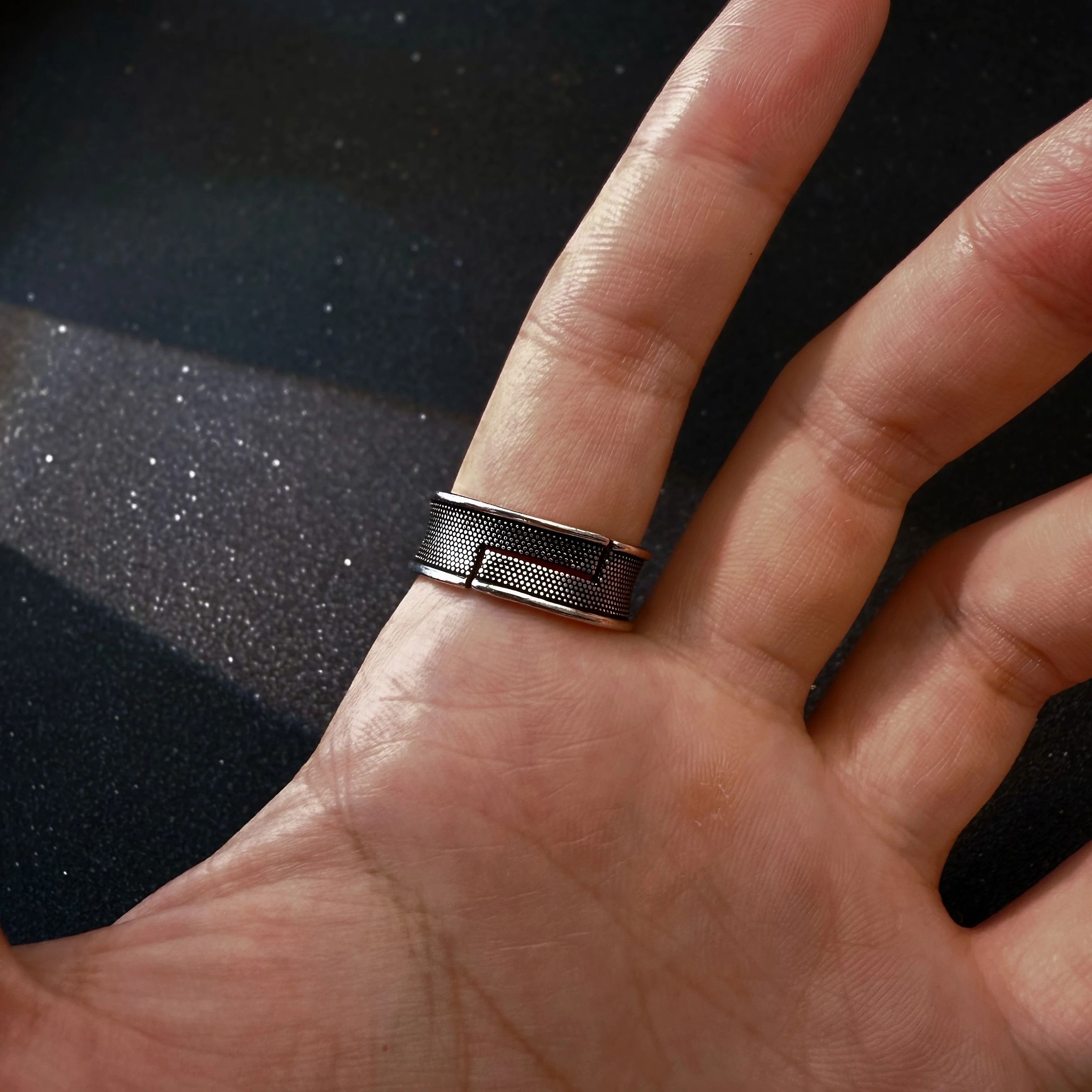Other Retro Time Space Open Ring Size ONE SIZE - 6 Thumbnail