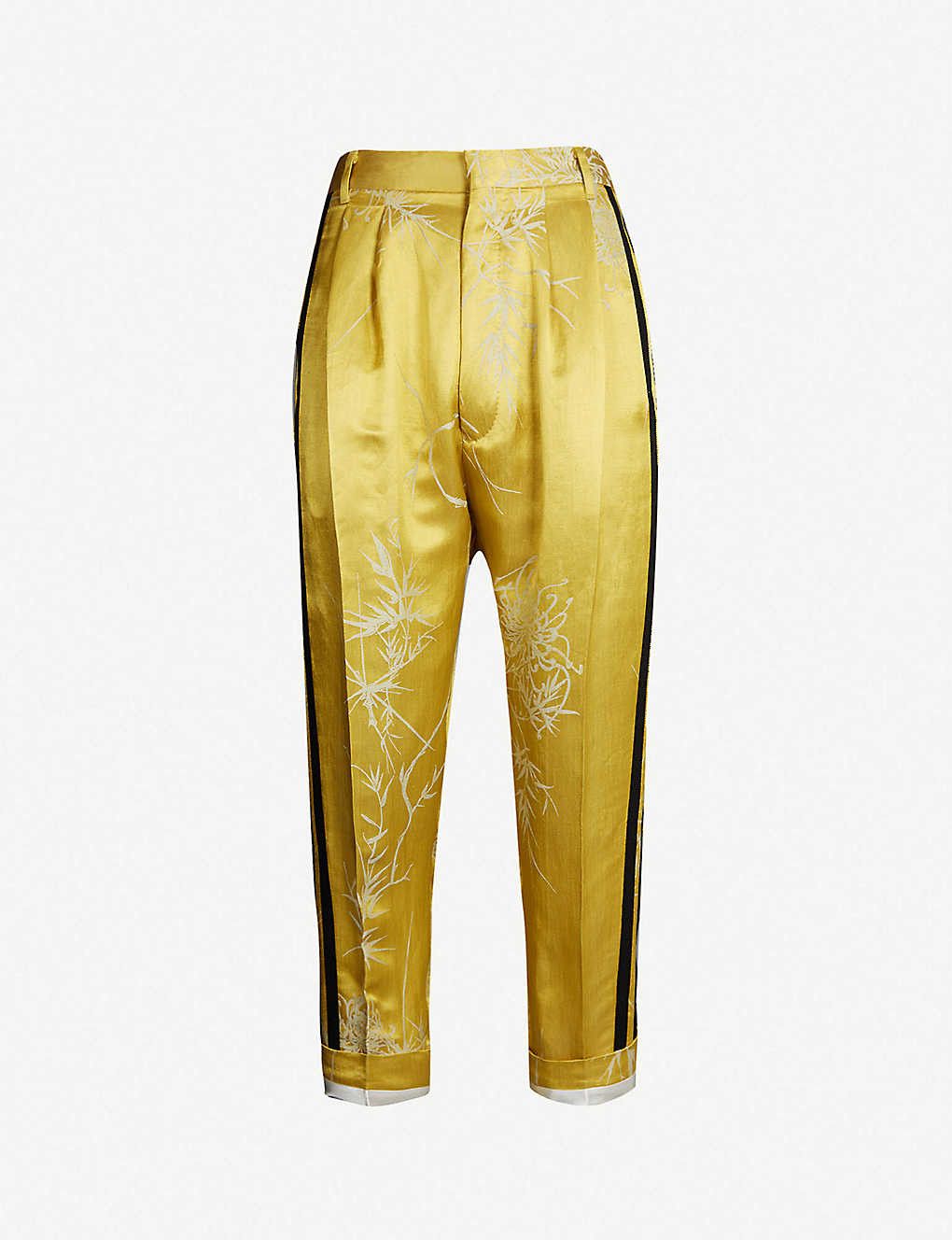 Haider Ackermann Striped Linen & Silk-blend Dianthus Trousers SZ 50 Size US 34 / EU 50 - 3 Thumbnail