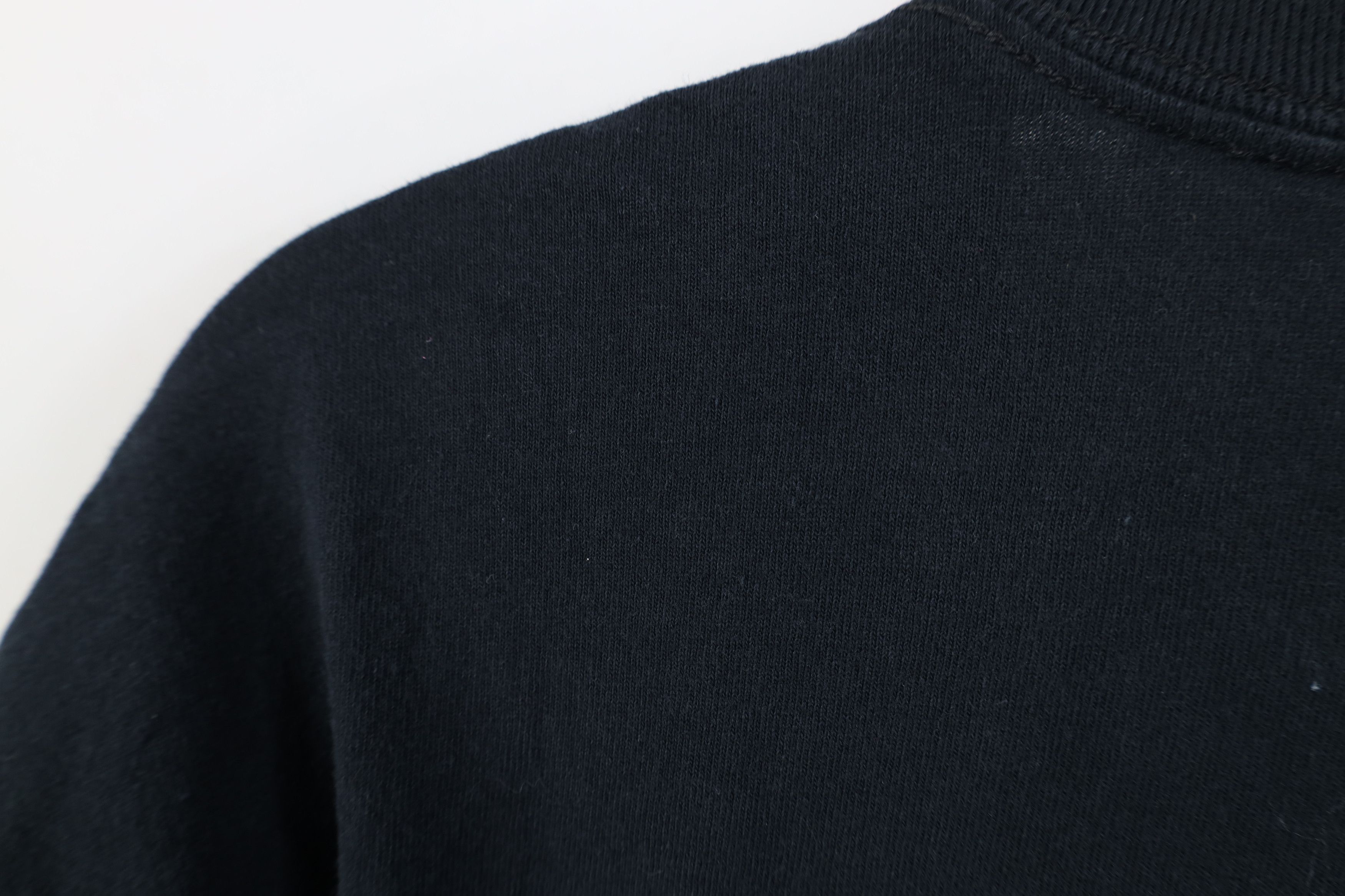 Vintage Vintage 90s Y2K Streetwear Cotton Long Sleeve T-Shirt Black Size US L / EU 52-54 / 3 - 9 Thumbnail