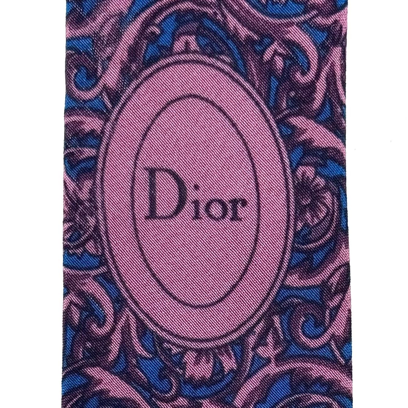 Christian Dior Monsieur Christian Dior Abstract Pattern Tie Size ONE SIZE - 3 Thumbnail