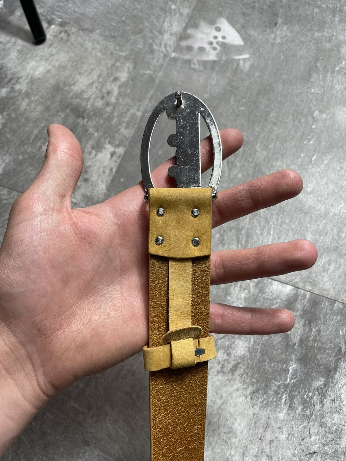 Timberland Vintage Timberland Big Logo Nubuck Leather Belt Rare Size ONE SIZE - 4 Thumbnail