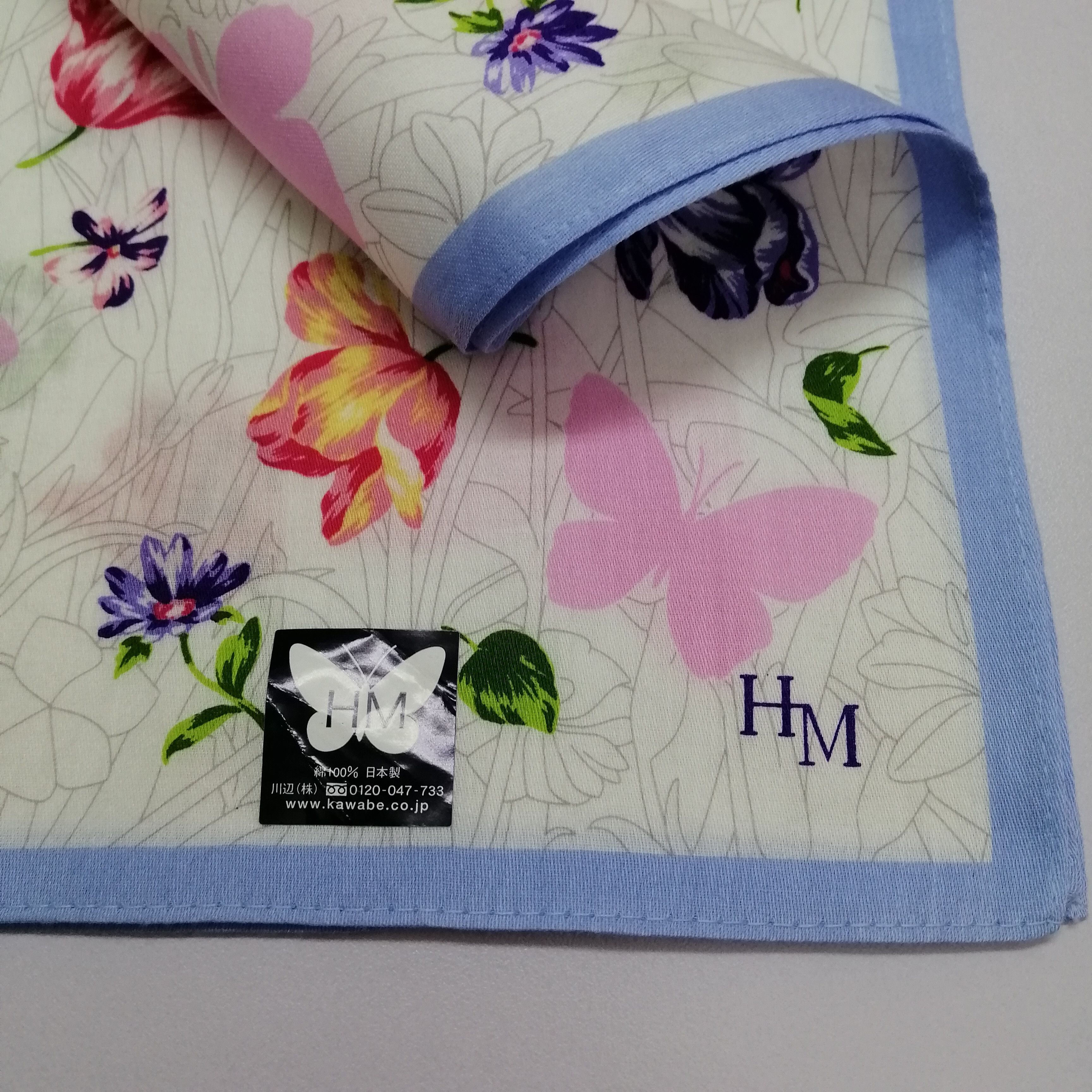 Hanae Mori Hanae Mori Handkerchief/Neckerchief/Bandana-KD1275 Size ONE SIZE - 3 Thumbnail