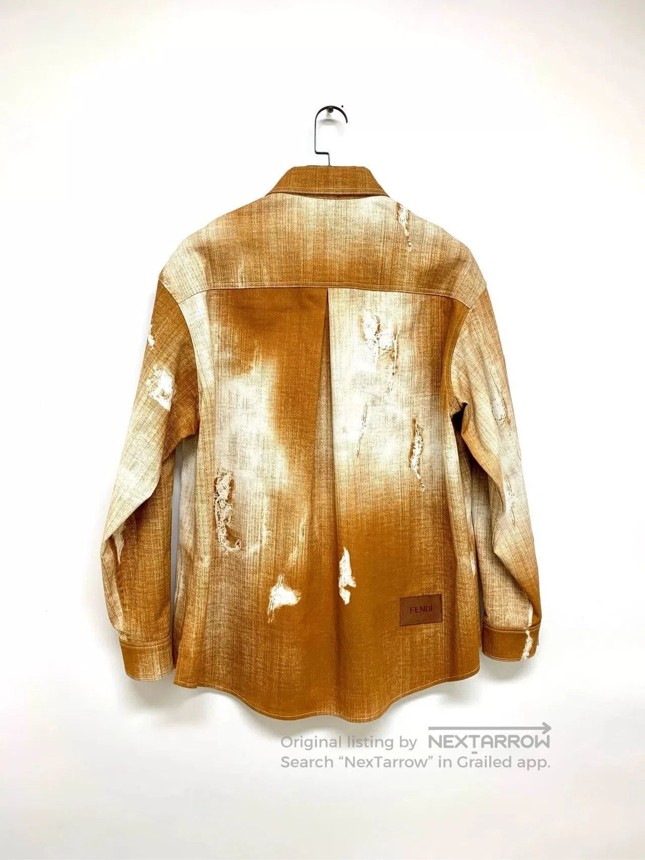 Fendi fendi denim jacket with unique finish. Size US XXL / EU 58 / 5 - 2 Thumbnail