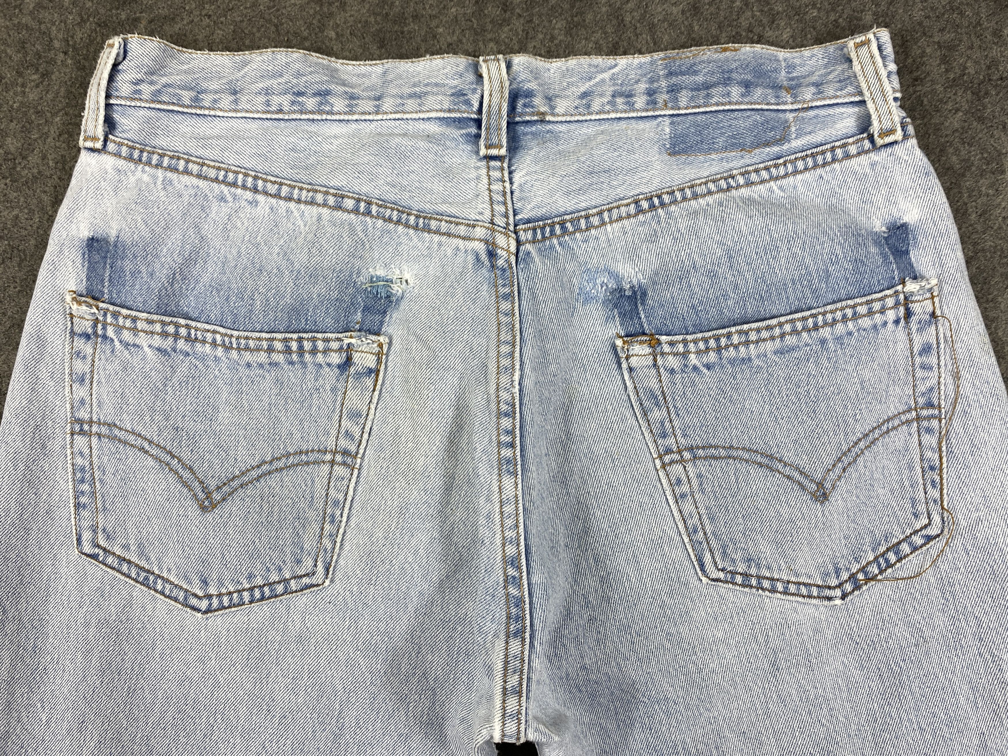 Levi's Light Blue Wash Vintage Levis Jeans 33x32.5 - JN3098 Size US 33 - 4 Thumbnail