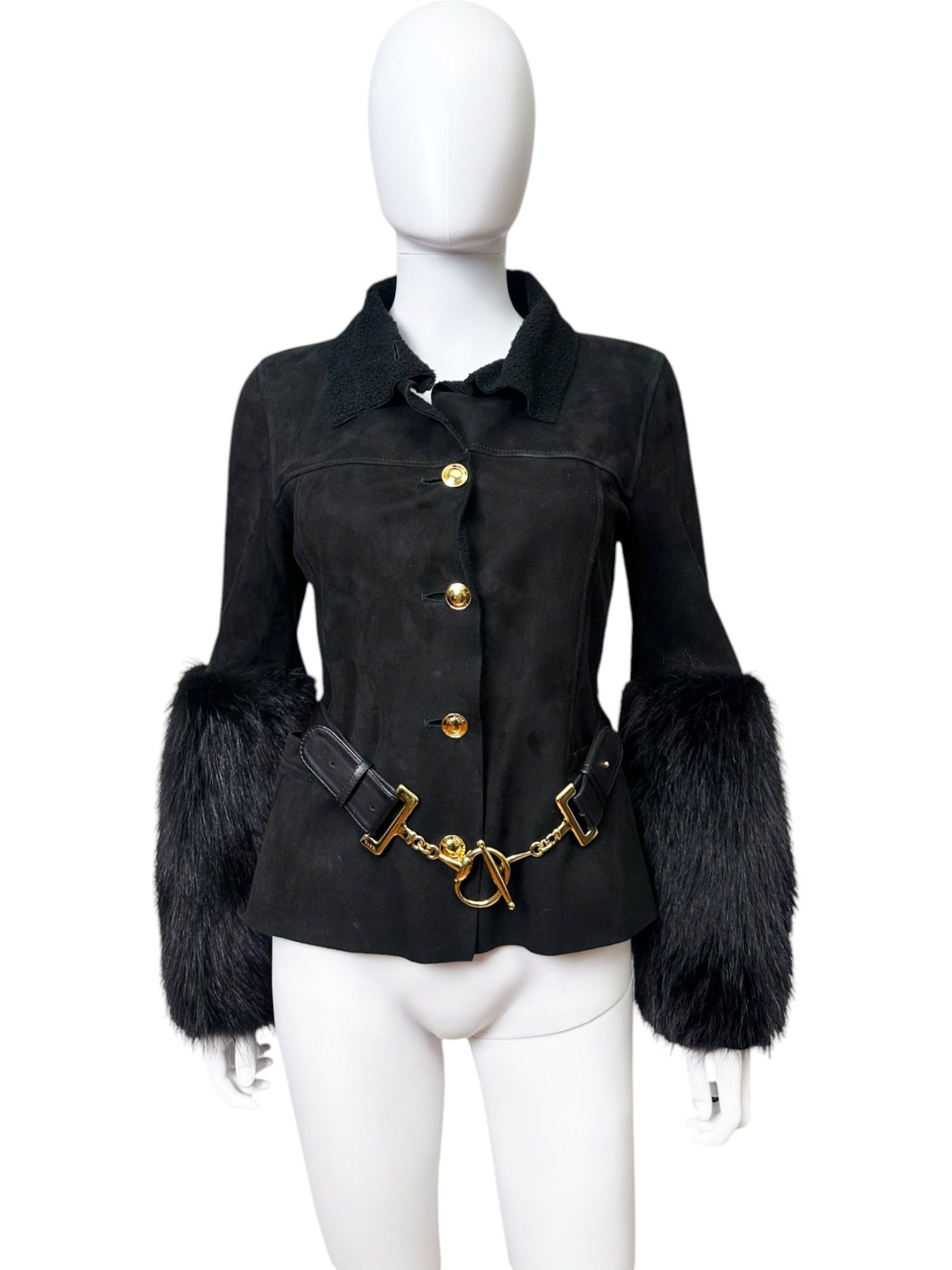 Gucci Gucci by Frida Giannini Pre Fall 2011 Racoon Fur Jacket Size S / US 4 / IT 40 - 1 Thumbnail
