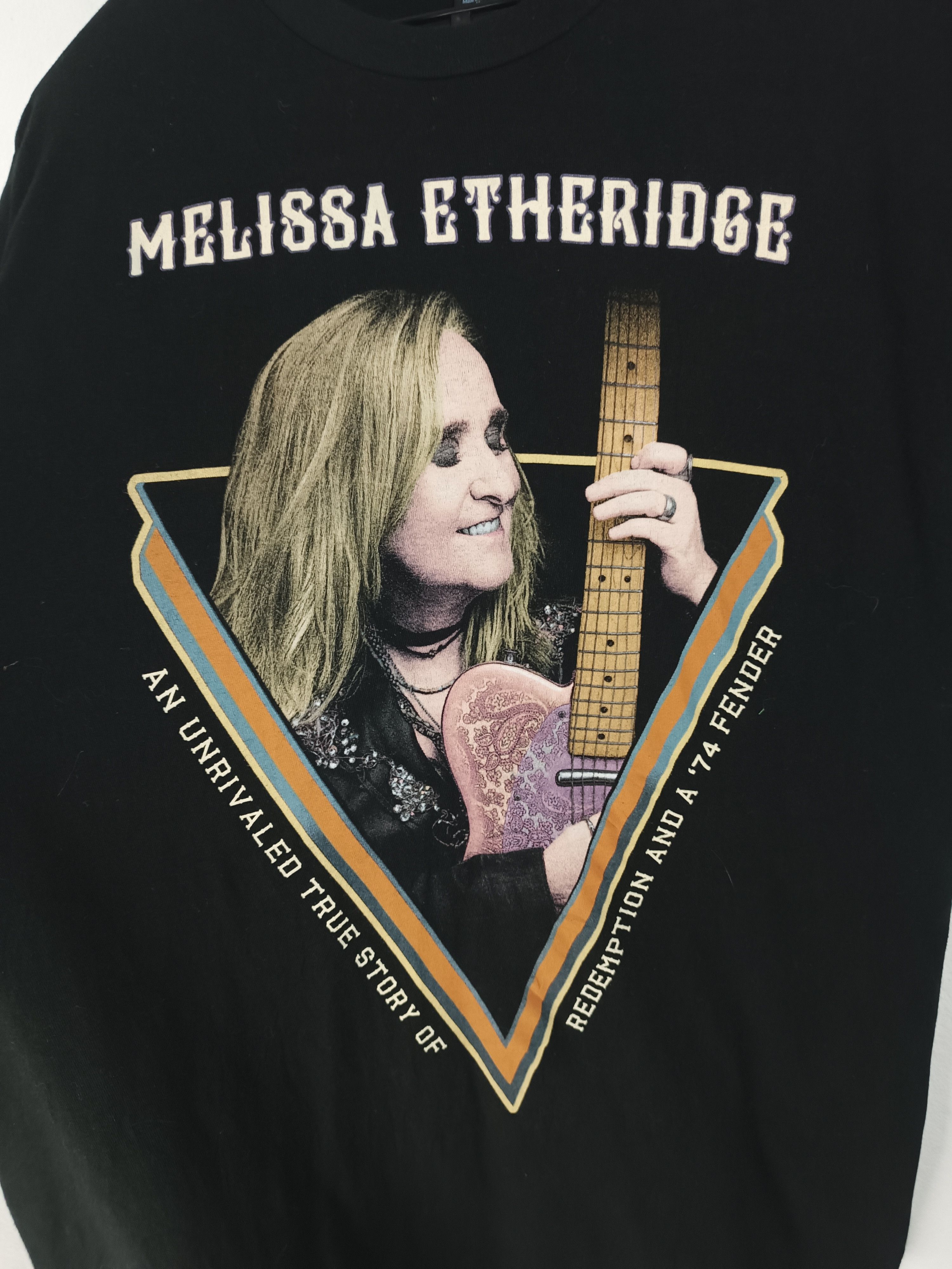 Band Tees VINTAGE MELISSA ETHERIDGE REDEMPTION '74 FENDER crow jewel Size US M / EU 48-50 / 2 - 9 Thumbnail