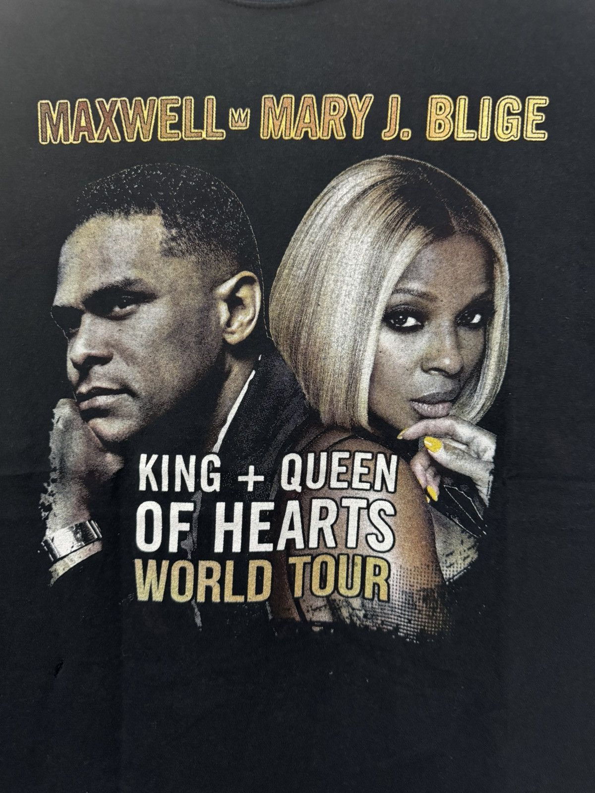 Rap Tees × Vintage Vintage 00’s Maxwell Mary J Blidge Rap Tee Size US M / EU 48-50 / 2 - 2 Thumbnail
