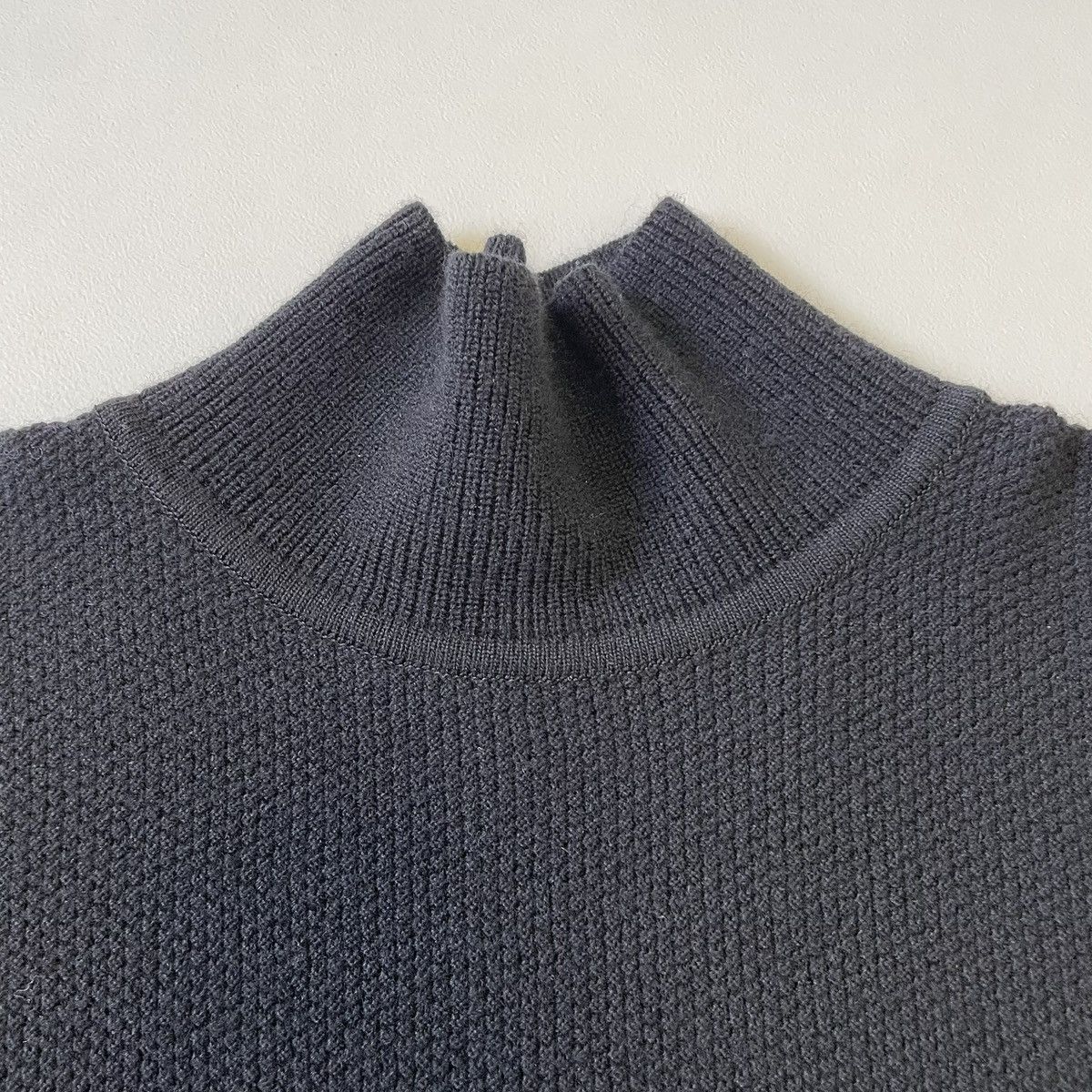 Issey Miyake Black Wool ‘Angular Arms’ Sweater Size US M / EU 48-50 / 2 - 4 Thumbnail