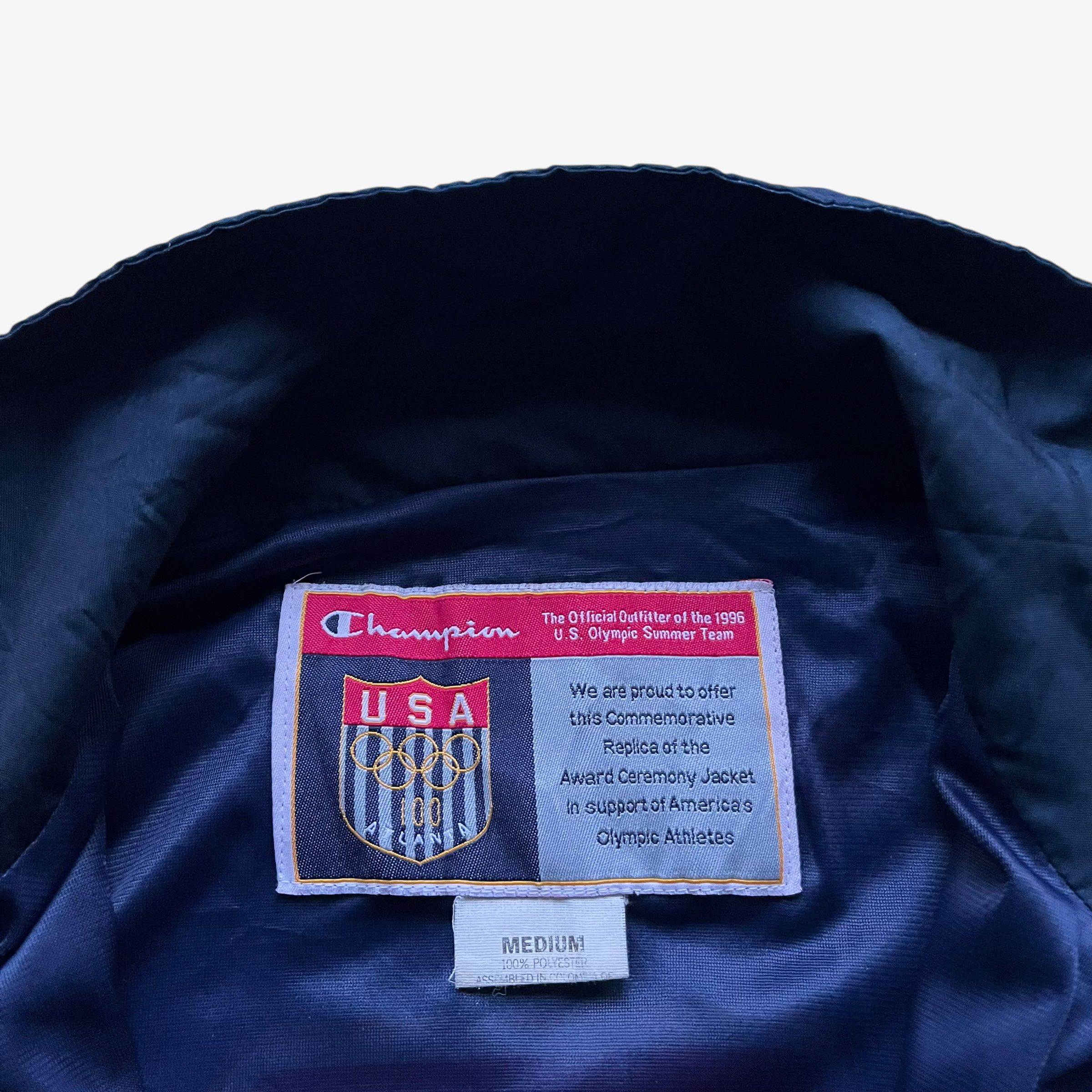 Champion Vintage 90s Men's Champion 1996 USA Olympic Team Jacket Size US S / EU 44-46 / 1 - 3 Thumbnail