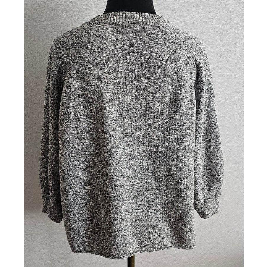 Madewell Madewell Heather Cotton Blend Crew Neck 3/4 Sleeve Sweater S Size S / US 4 / IT 40 - 3 Thumbnail