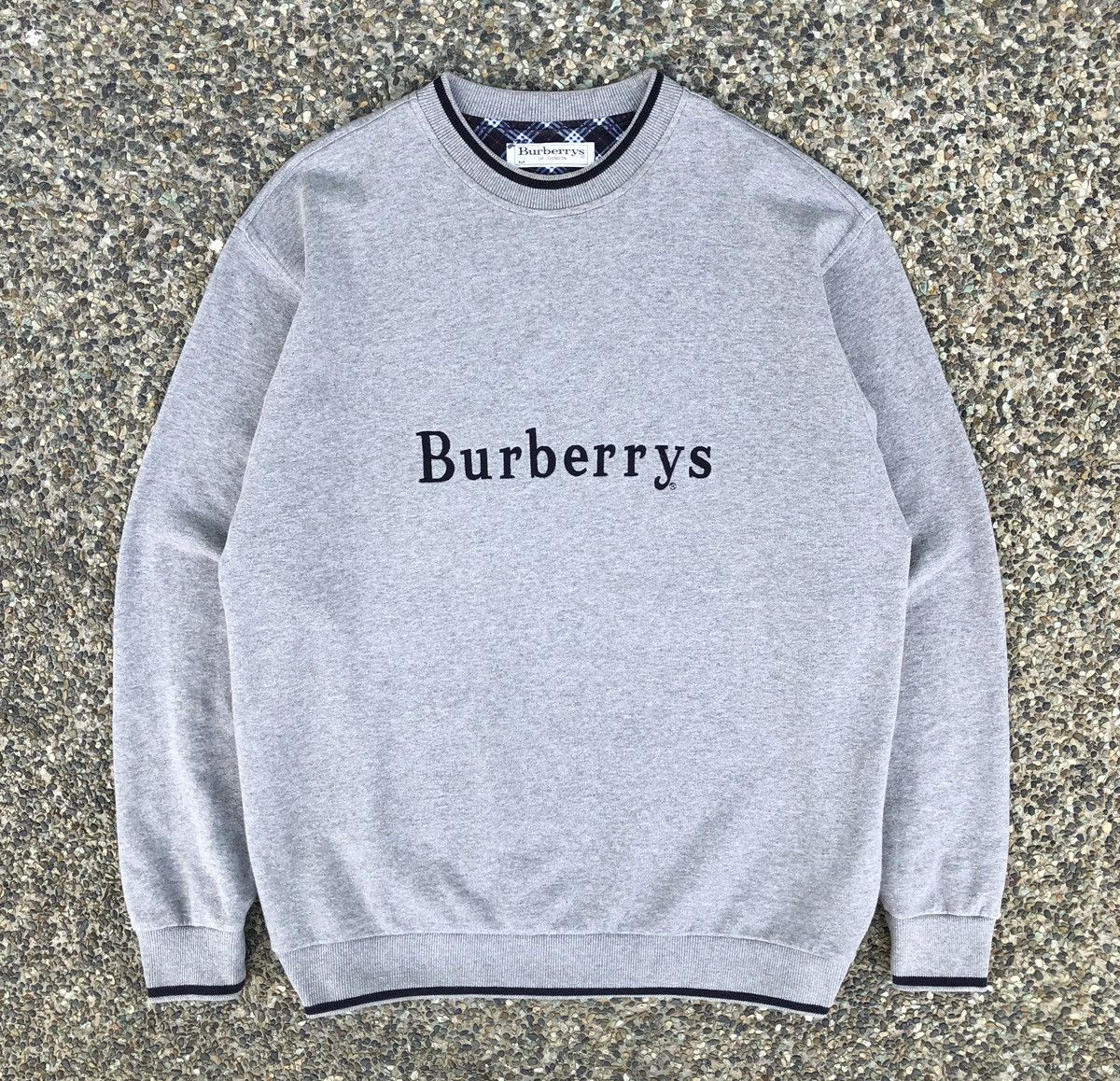 Burberry Burberrys Embroidery Logo Grey Sweatshirts Size US M / EU 48-50 / 2 - 2 Thumbnail