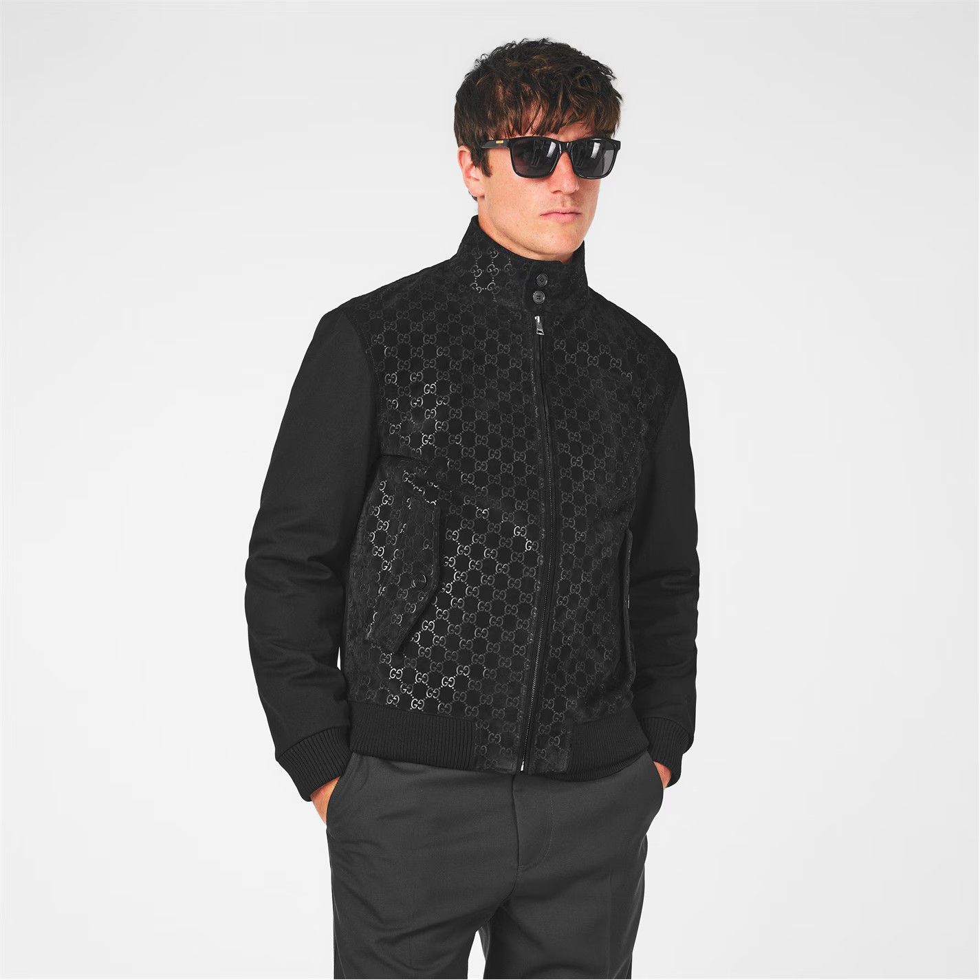 Gucci o1g2r1mq0426 Classic Jacket in Black Size US M / EU 48-50 / 2 - 3 Thumbnail