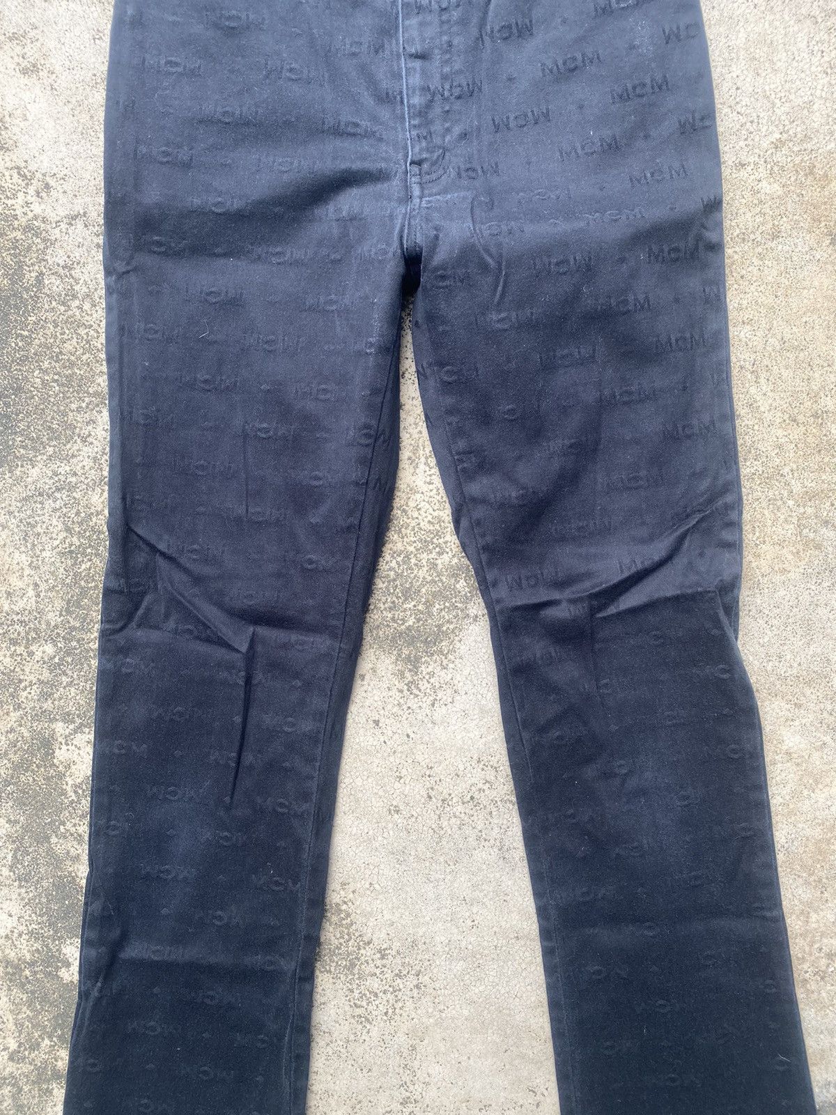 Designer × If Six Was Nine × MCM MCM Monogram Flare Stretchable Casual Pants Size US 26 / EU 42 - 8 Thumbnail