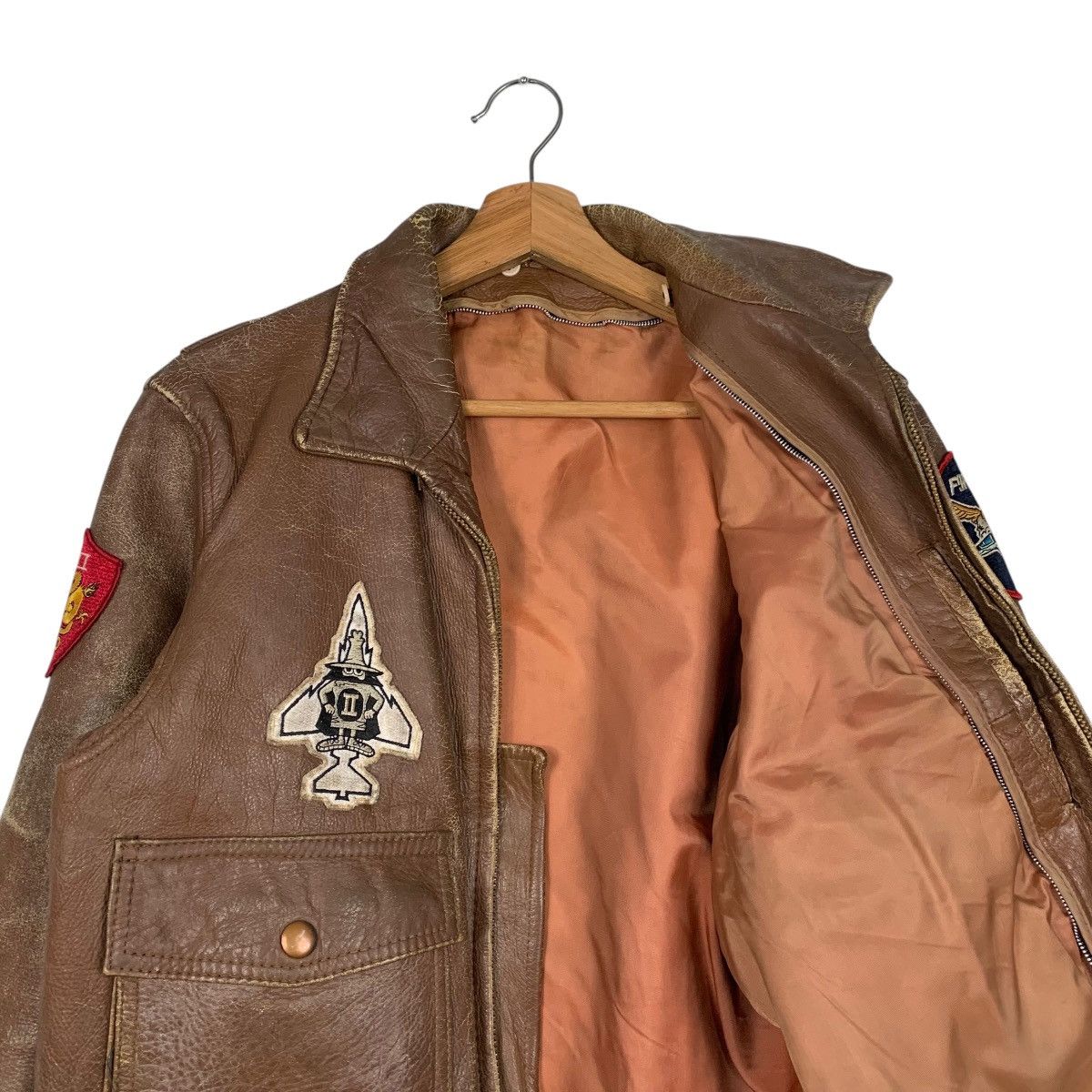 Japanese Brand Japanese Brand Dambuster Strike Fighter Leather Jacket Size US M / EU 48-50 / 2 - 11 Thumbnail