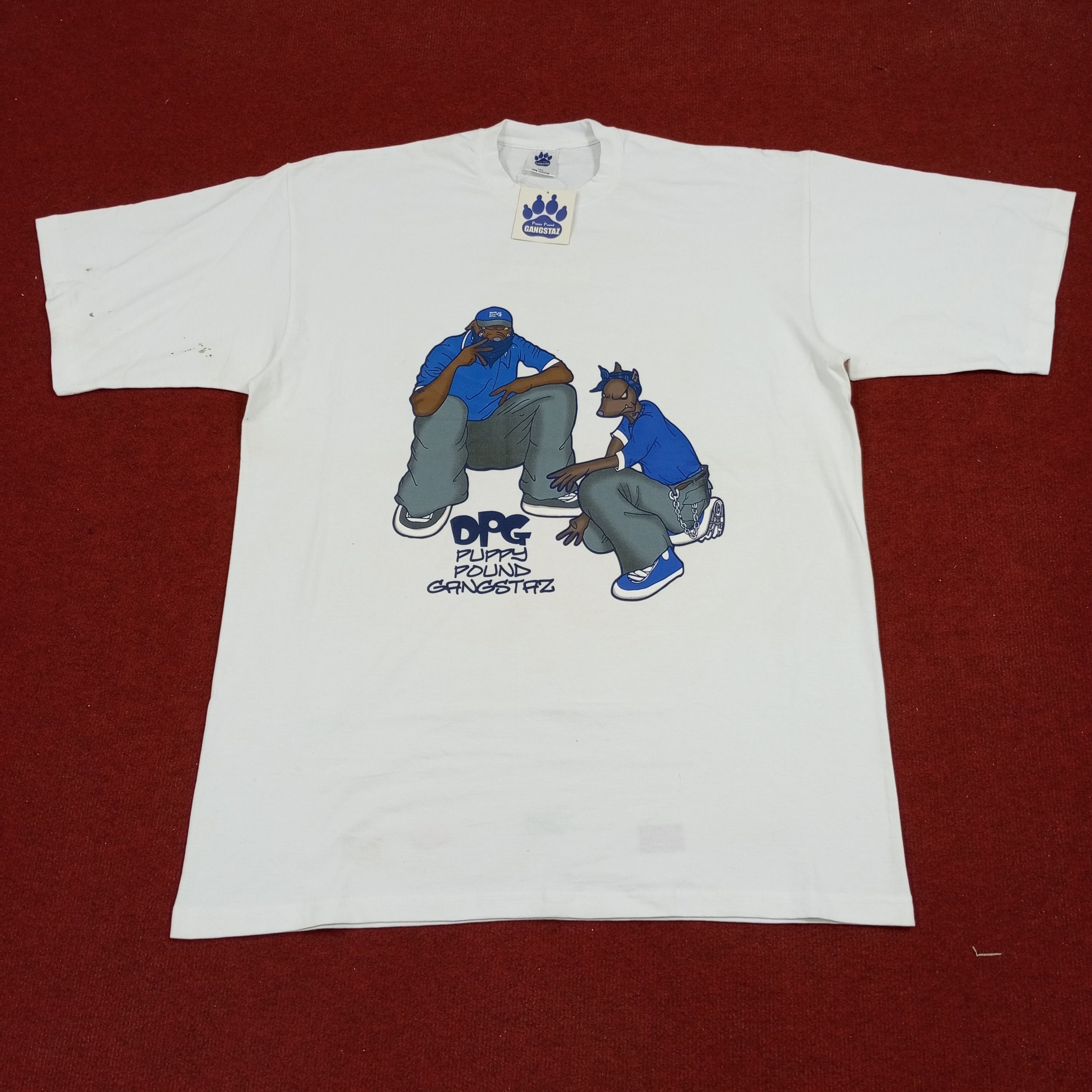 Band Tees × Rap Tees × Vintage DPG Puppy Pound Gangstaz Hip Hop Music Style Tshirt Size US XXL / EU 58 / 5 - 1 Thumbnail