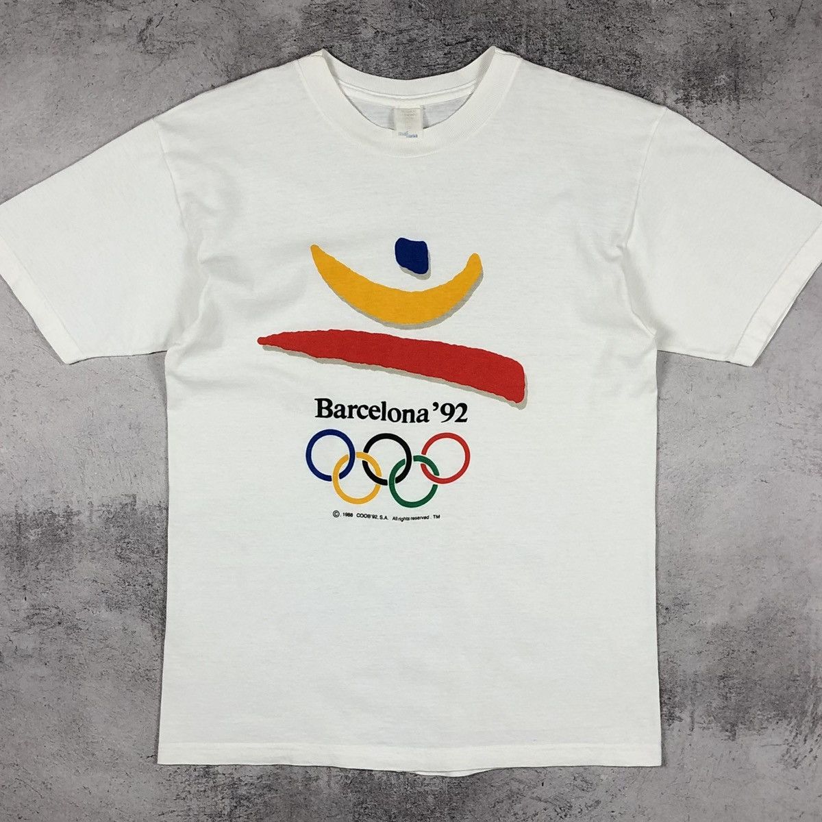 Vintage 1992 Barcelona Summer Olympics Game Tee Size US L / EU 52-54 / 3 - 5 Thumbnail