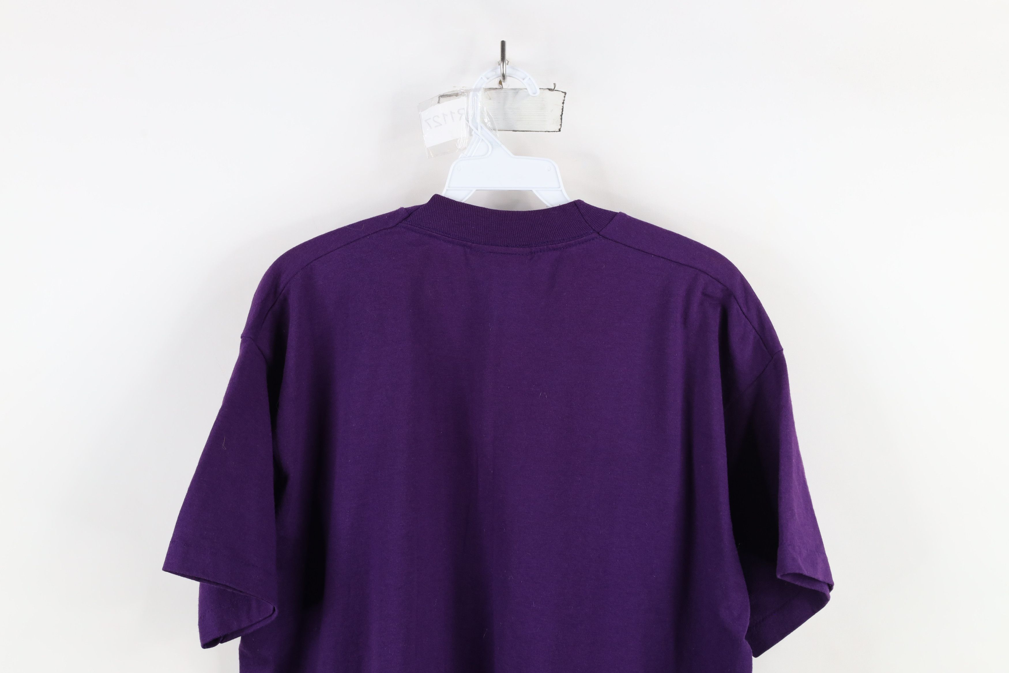 Vintage Vintage 90s Spell US Postage Stamp Ohio T-Shirt Purple USA Size US XL / EU 56 / 4 - 10 Thumbnail