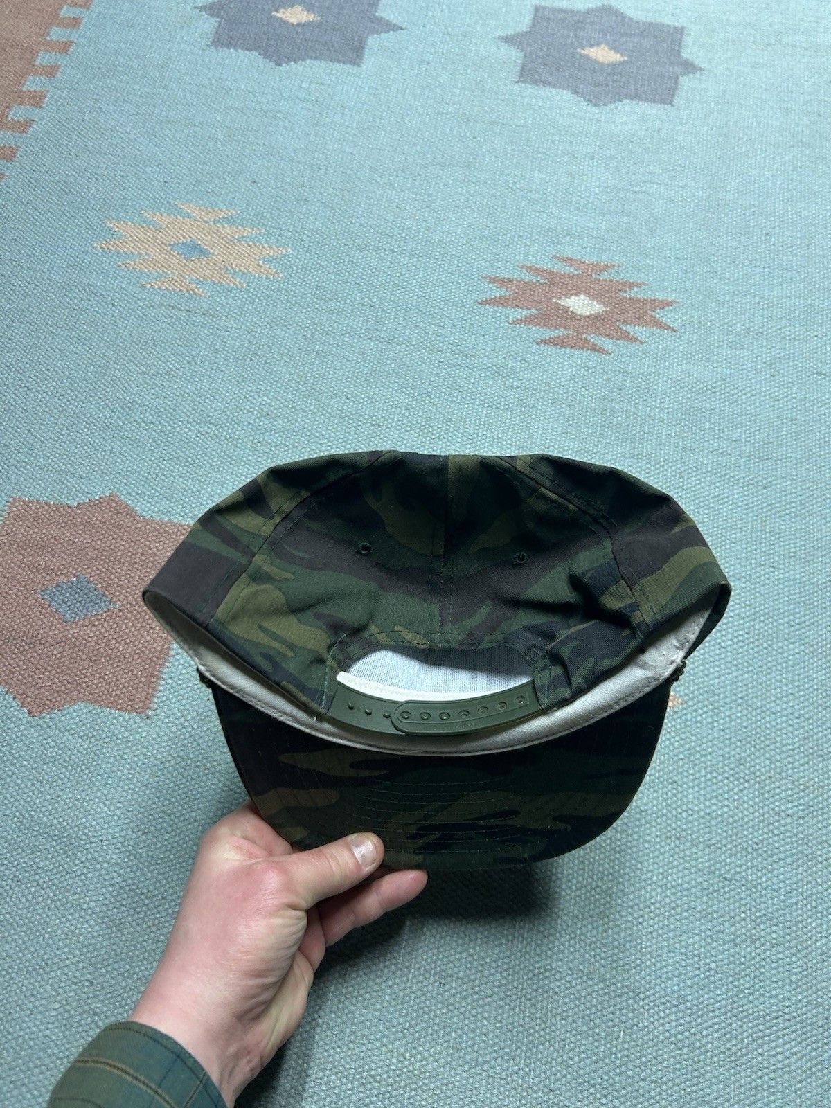 Vintage Vtg SnapBack hat camo Meauwataka militia Michigan woodland Size ONE SIZE - 4 Thumbnail