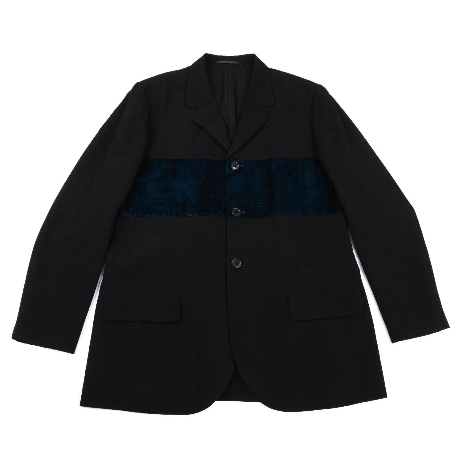 Yohji Yamamoto Yohji Yamamoto Velvet Wool Gabardine Jacket Size US S / EU 44-46 / 1 - 1 Thumbnail