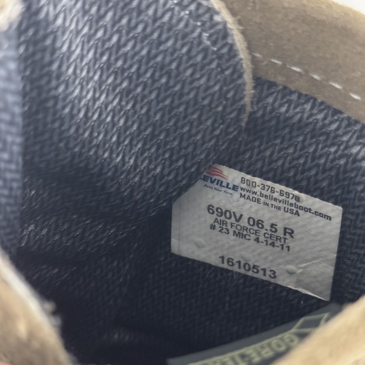 Other BELLEVILLE Green Air Force Temperate Weather Combat Boots Size US 6.5 / EU 39-40 - 11 Thumbnail
