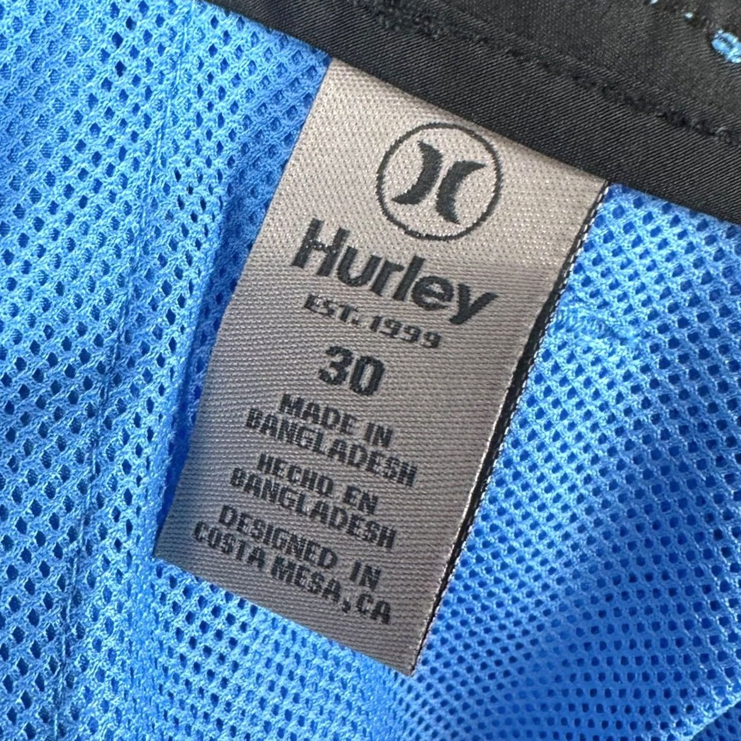 Hurley Hurley Mens All Day Hybrid Shorts 30 Blue Chino Performance Tech Stretch NEW Size US 30 / EU 46 - 4 Thumbnail