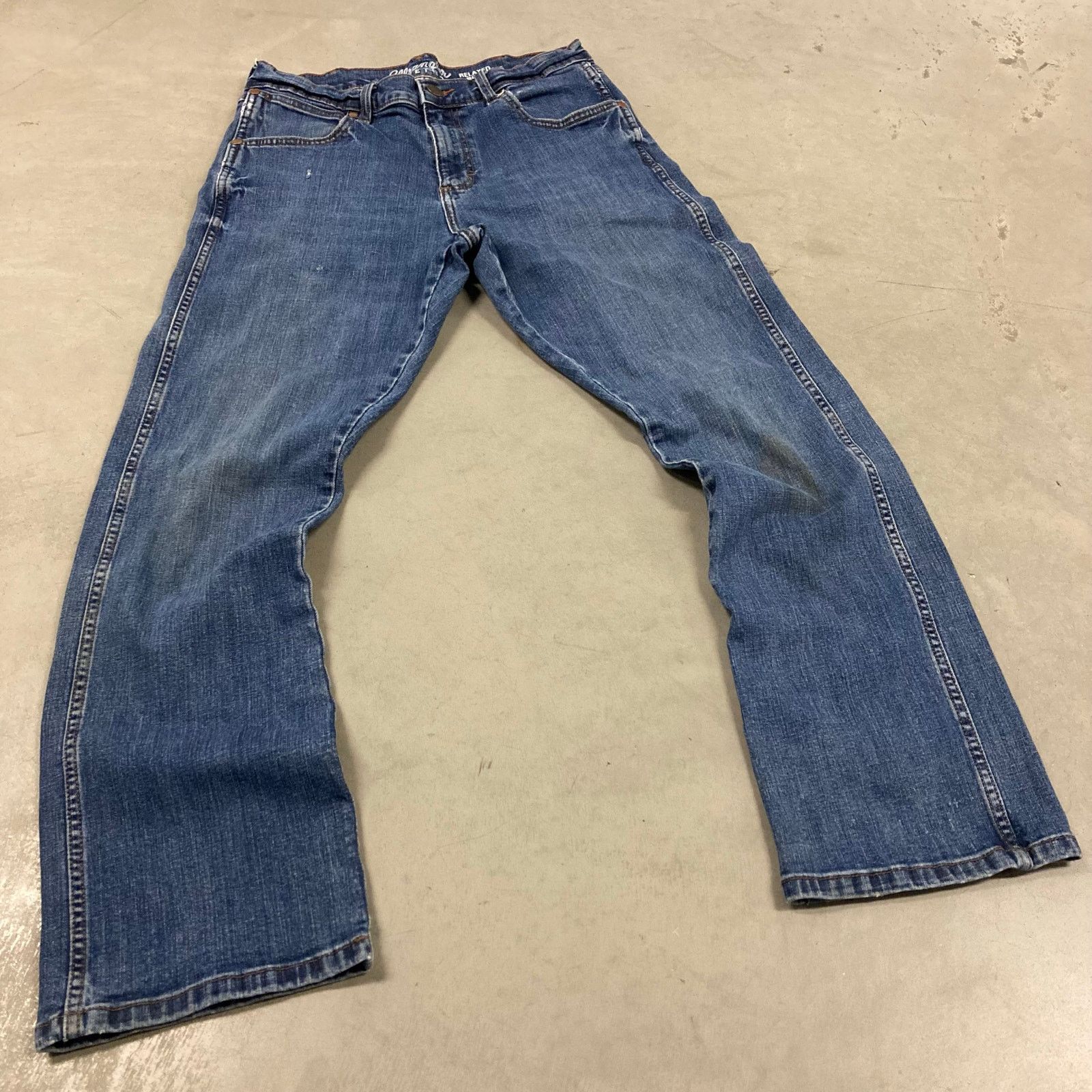 Vintage × Wrangler Wrangler y2k bootcut Jeans 31x32 Size US 31 - 1 Thumbnail