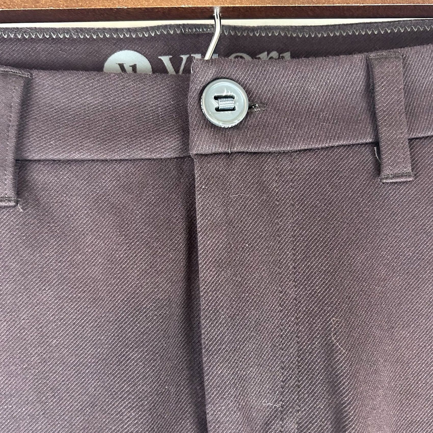 Vuori Vuori Everything Chino Pants Slim Straight Soft Stretch Plum Mens Size 33x30 Size US 30 / EU 46 - 3 Thumbnail