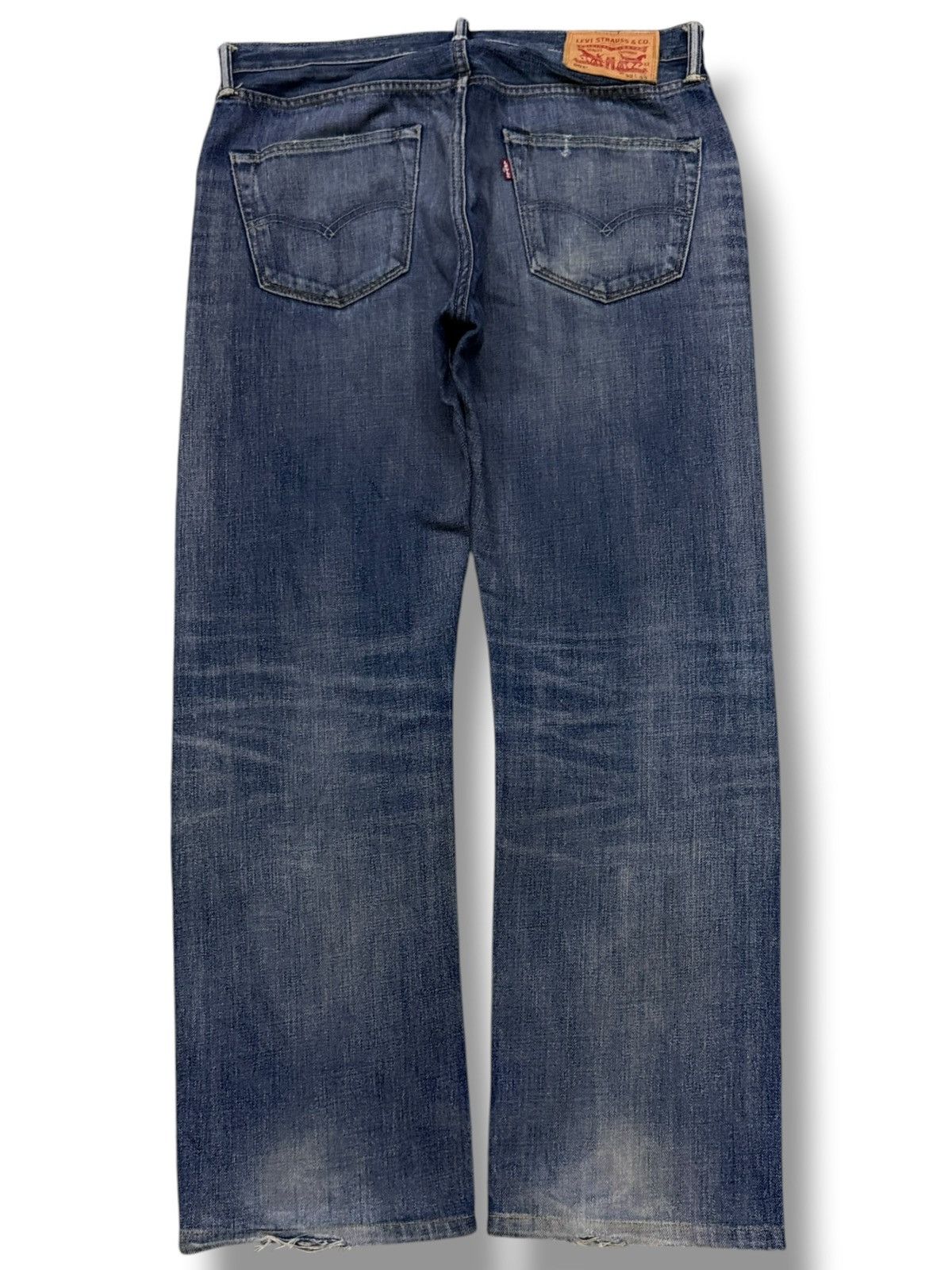 Levi's Vintage Levi’s 501 Denim Jeans | Regular Straight Fit | W34 Size US 34 / EU 50 - 3 Thumbnail