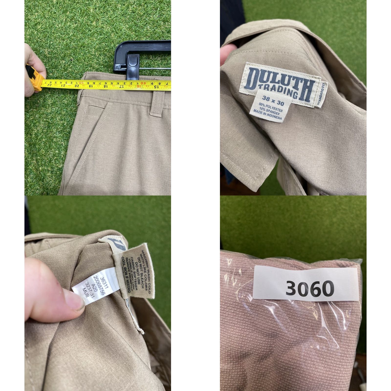Duluth Trading Company DuluthPants Mens 38x30 Over Chino Beige Slacks Khakis Workwear Size US 38 / EU 54 - 8 Thumbnail