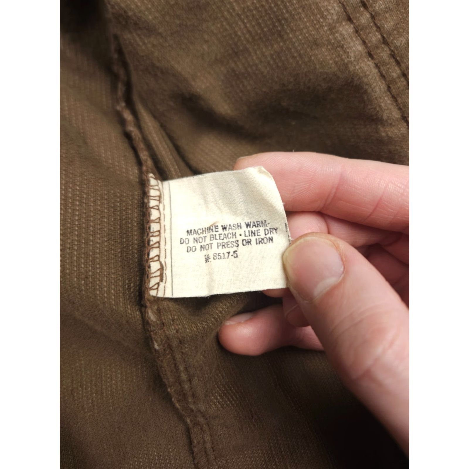 Vintage VINTAGE JC Penney Corduroy Shirt Men's L Brown Button-Up Pockets Thick Size US L / EU 52-54 / 3 - 7 Thumbnail