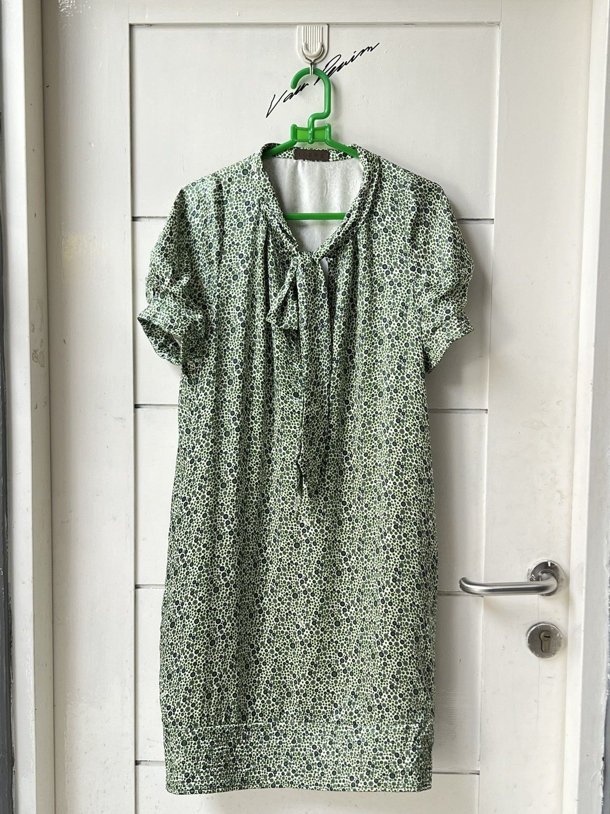 Loewe LOEWE Green Motive Dress Size S / US 4 / IT 40 - 14 Thumbnail