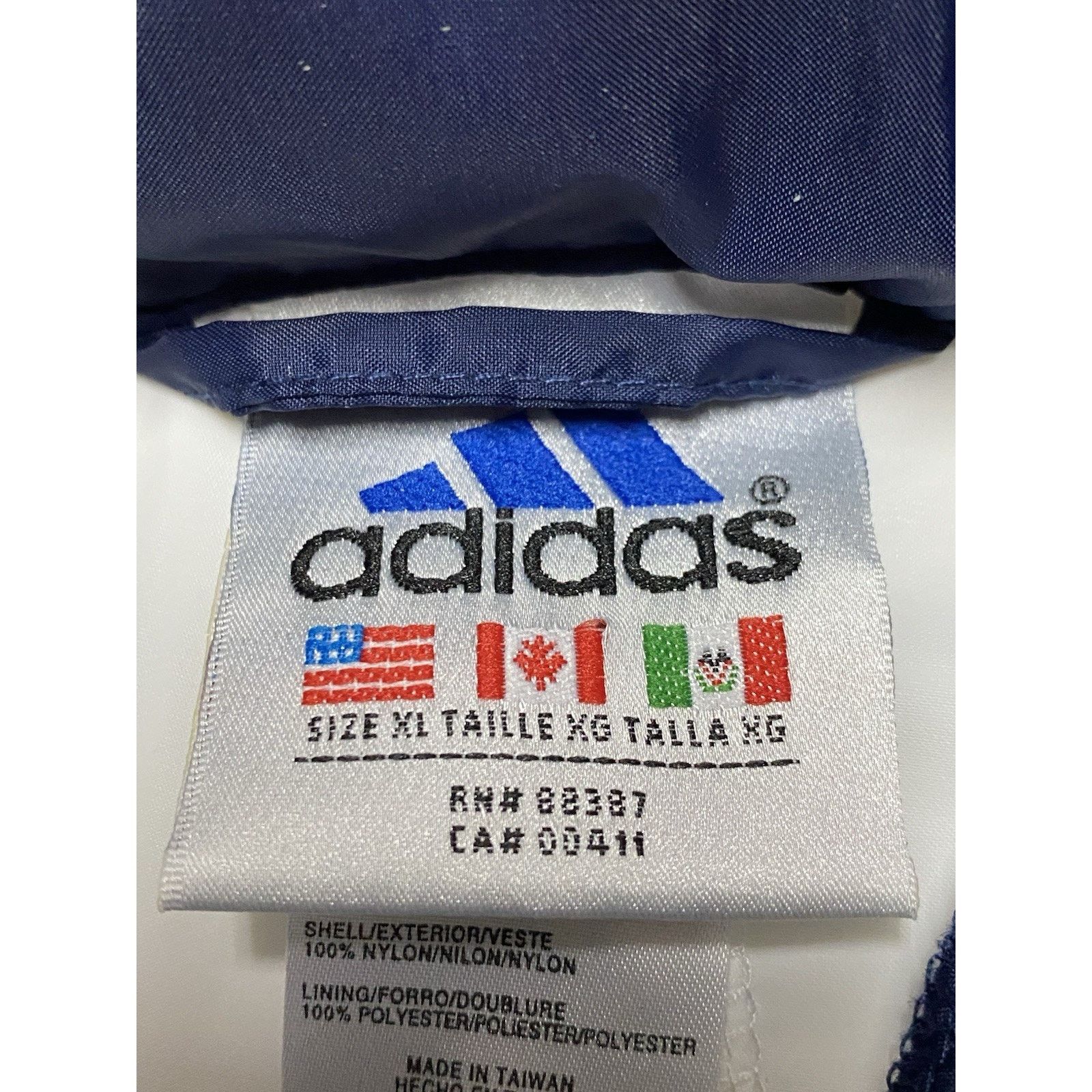 Adidas Vtg Adidas Jacket 90s Coat Retro Blue Green Mens Size XL Size US XL / EU 56 / 4 - 3 Thumbnail