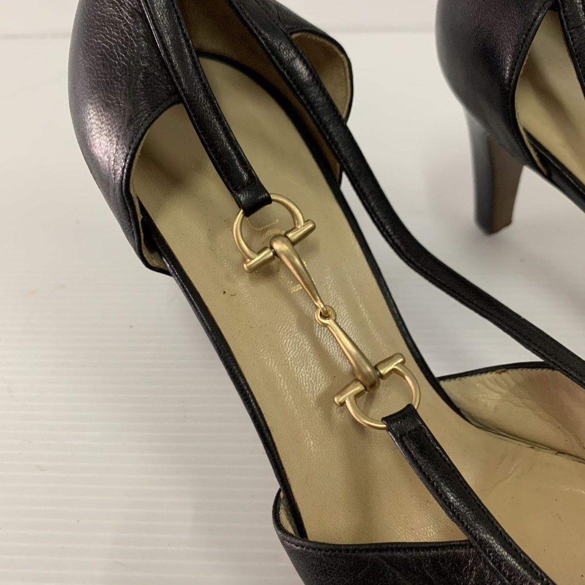Gucci Gucci Leather Heels Size US 9 / IT 39 - 9 Thumbnail