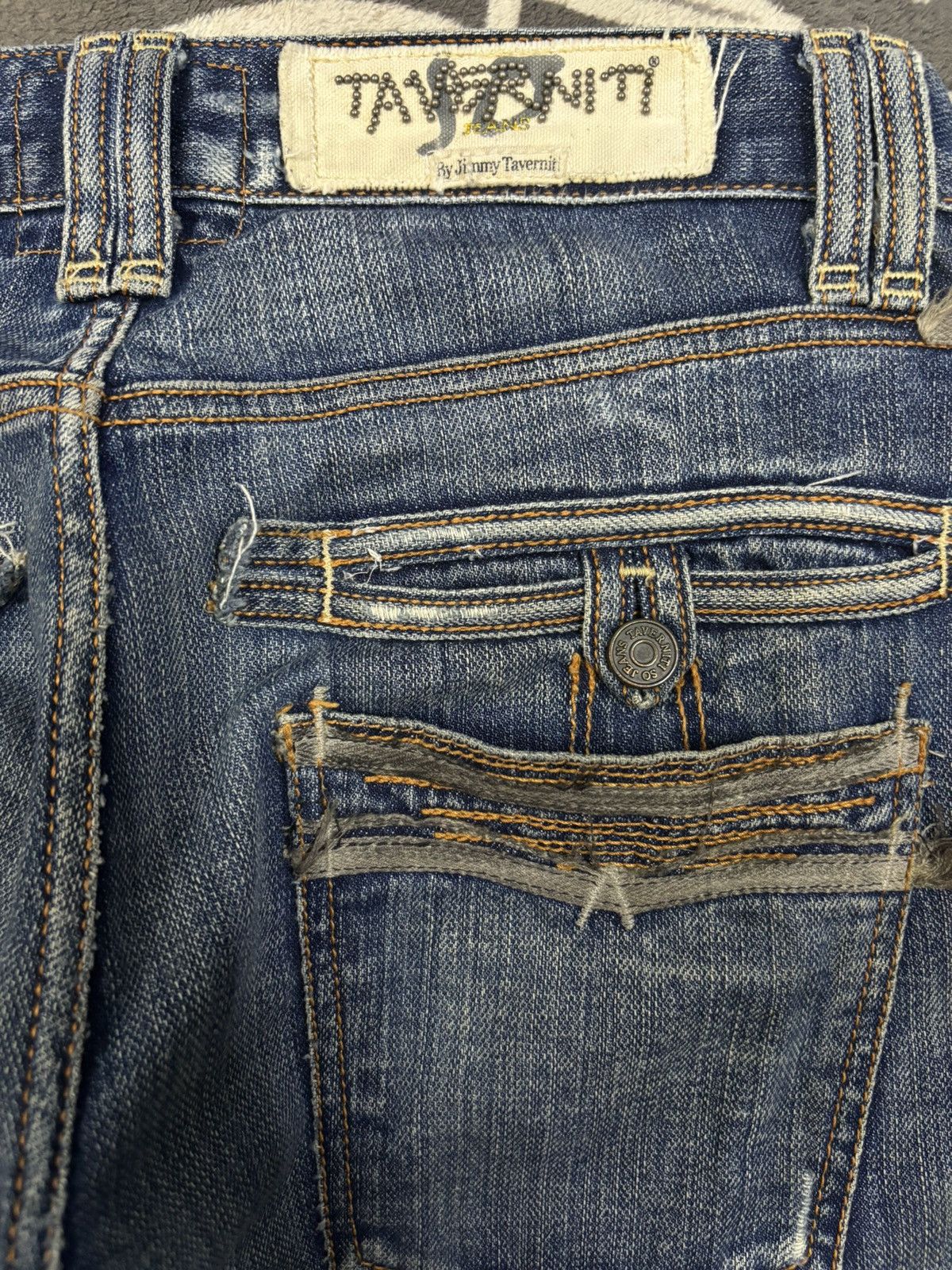 Ben Taverniti Unravel Project Taverniti So by Jimmy Taverniti Distressed Grunge Jeans Size US 31 - 11 Thumbnail