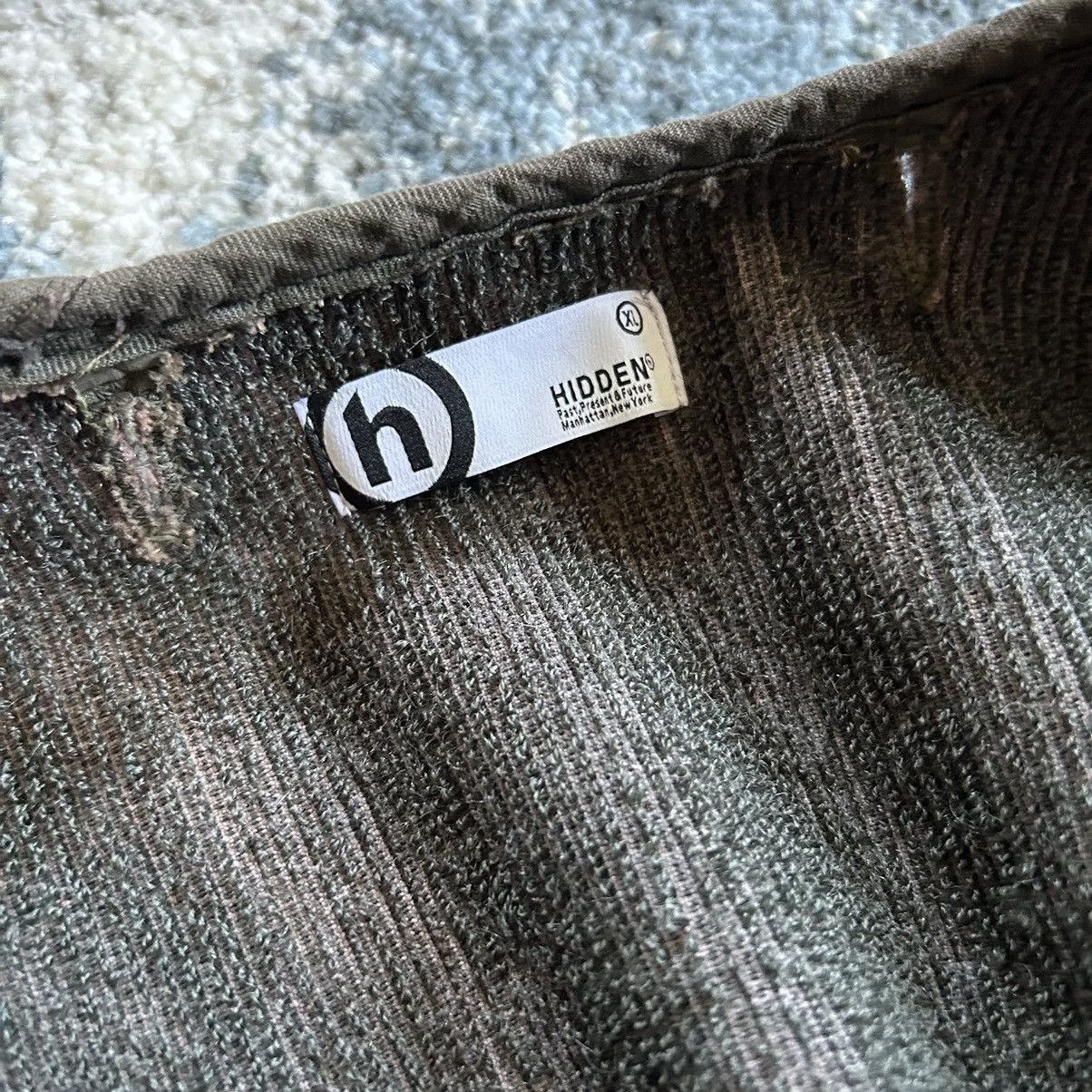 HIDDEN 2023 UPCYCLED HiDDEN PPF JACKET LiNER CARDiGAN CARBON BROWN Size US XL / EU 56 / 4 - 3 Thumbnail