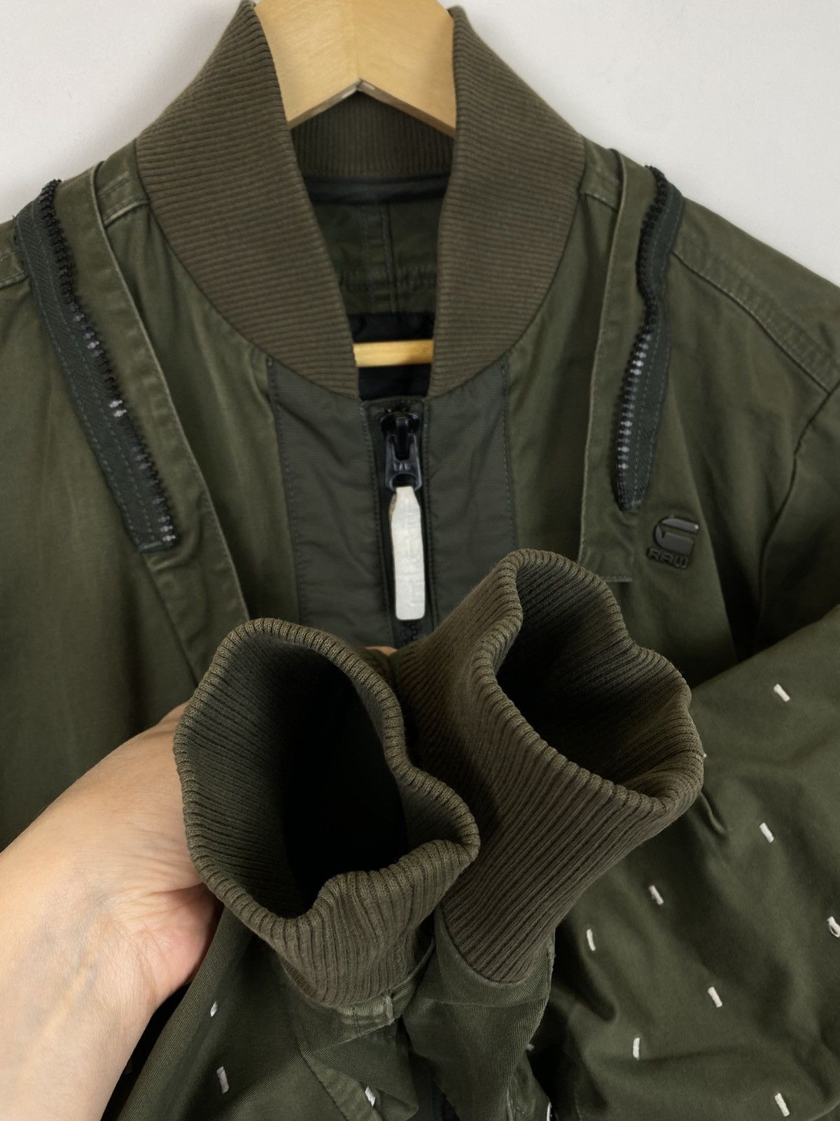 G-Star G-Star Raw MS Submarine Rackam Bomber Jacket Size M Green Size US M / EU 48-50 / 2 - 5 Thumbnail