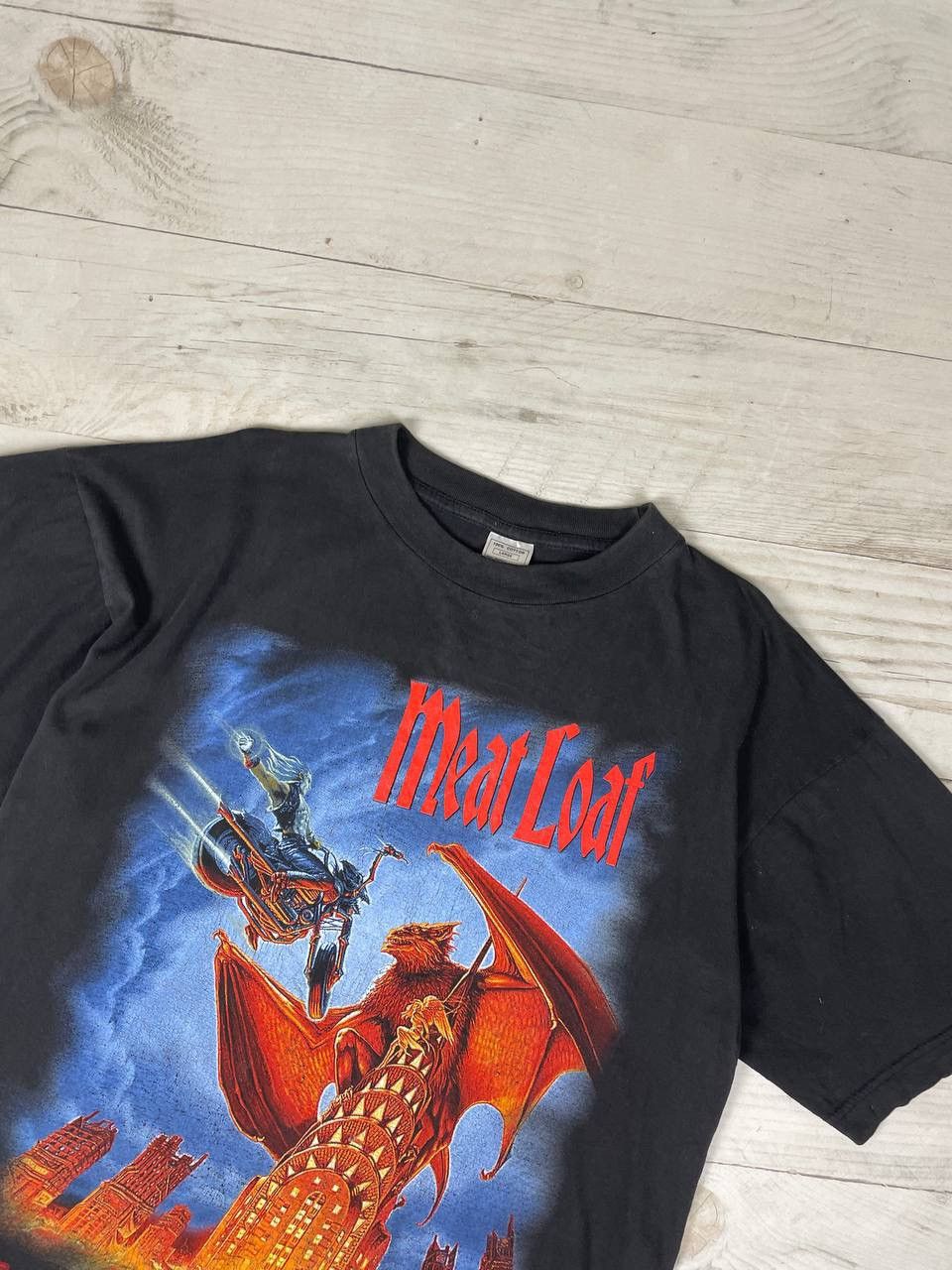 Band Tees Vintage 1994 Meat Loaf T Shirt - Tour Concert Band Tee Size US L / EU 52-54 / 3 - 3 Thumbnail