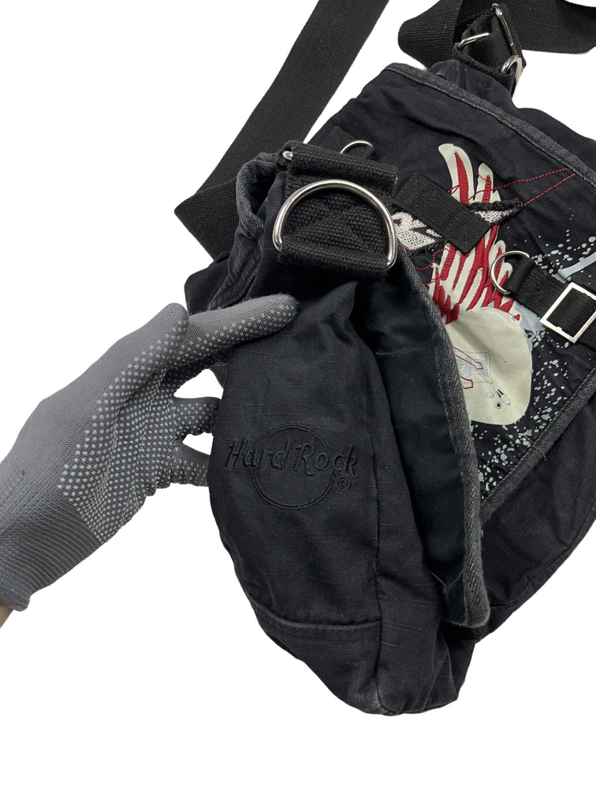 y2k Hard Rock Cafe Crossbody Bag Messenger