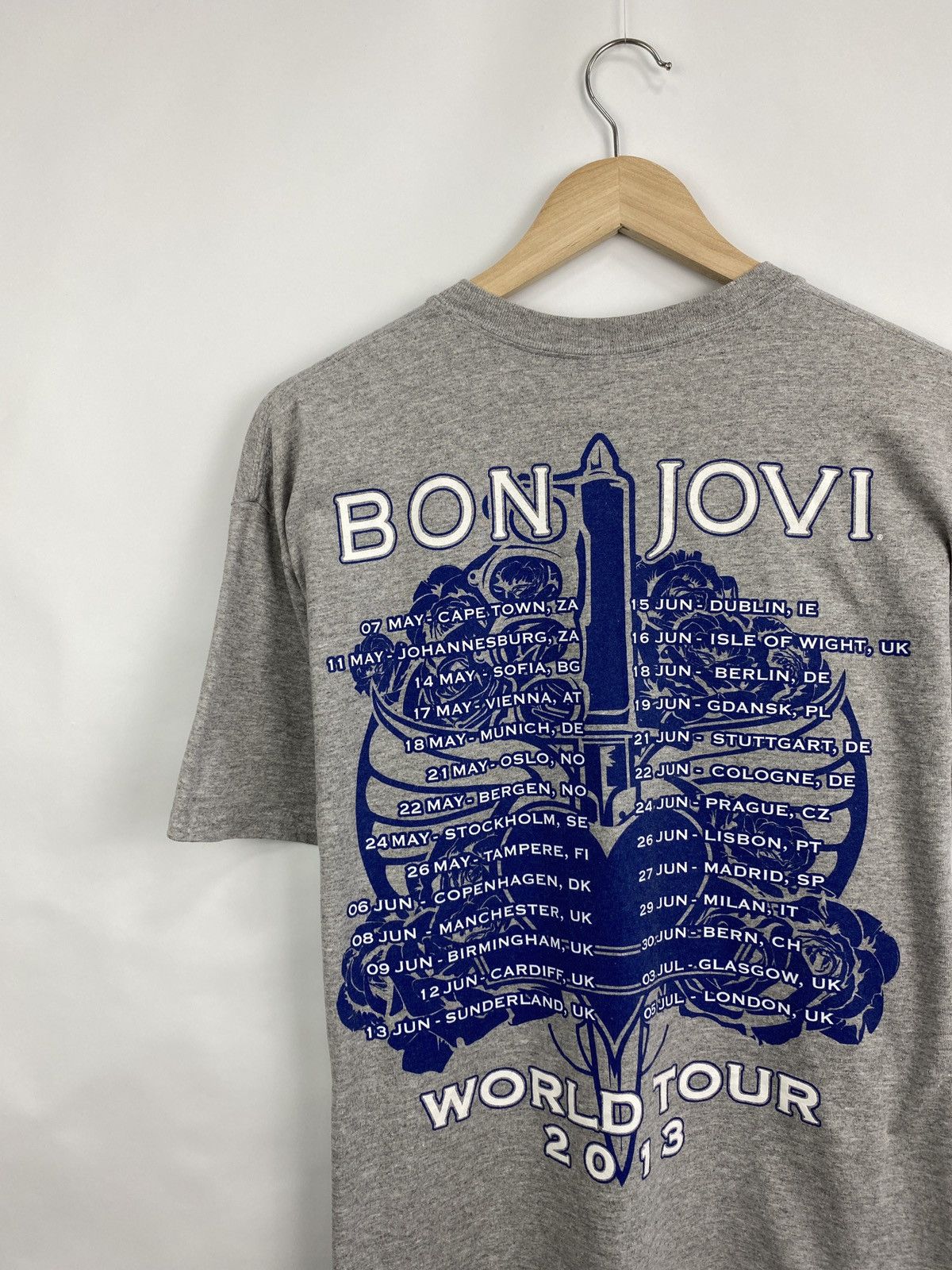Bon Jovi 🇺🇸Vintage Bon Jovi What About Now Tour T-Shirt Rare Retro Size US L / EU 52-54 / 3 - 7 Thumbnail