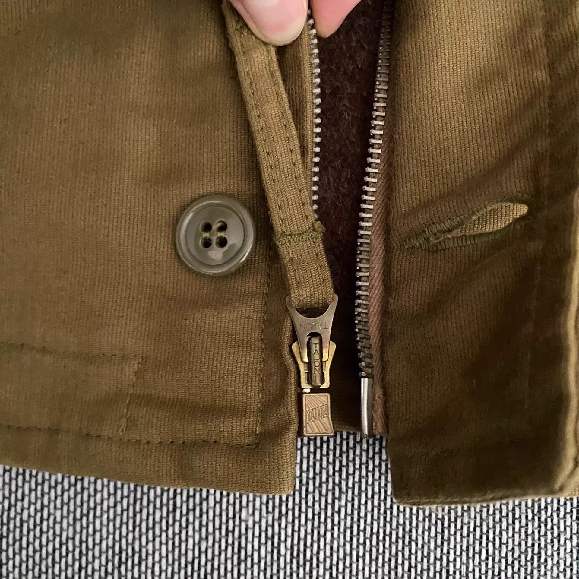 TOYS McCOY Toys Mccoy N1 USN Navy Canvas Alpaca Lining Deck Jacket 38 Size US S / EU 44-46 / 1 - 7 Thumbnail