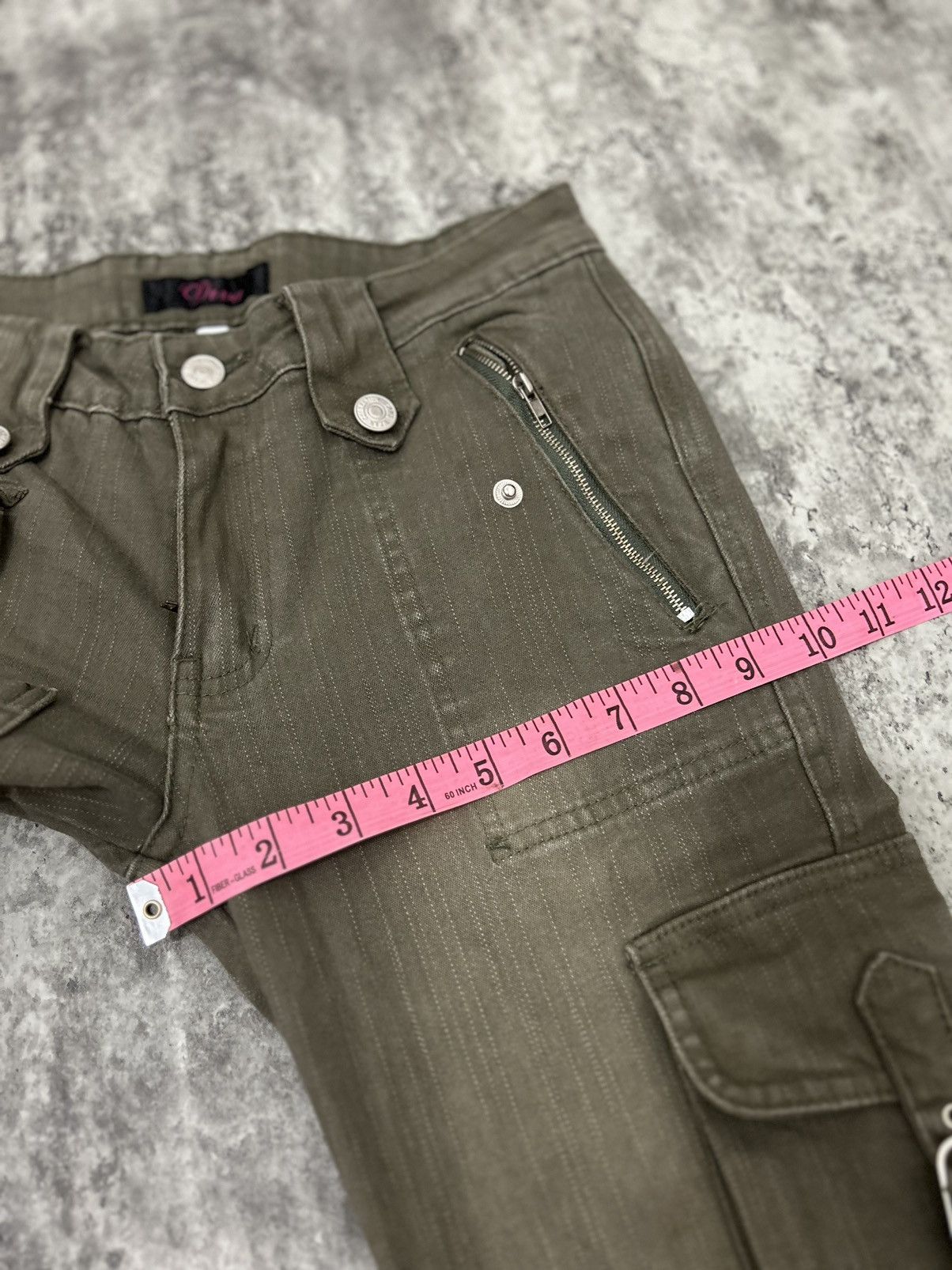 If Six Was Nine Japanese Brand Diva Multipocket Boot Cut cargo pans Size US 28 / EU 44 - 16 Thumbnail