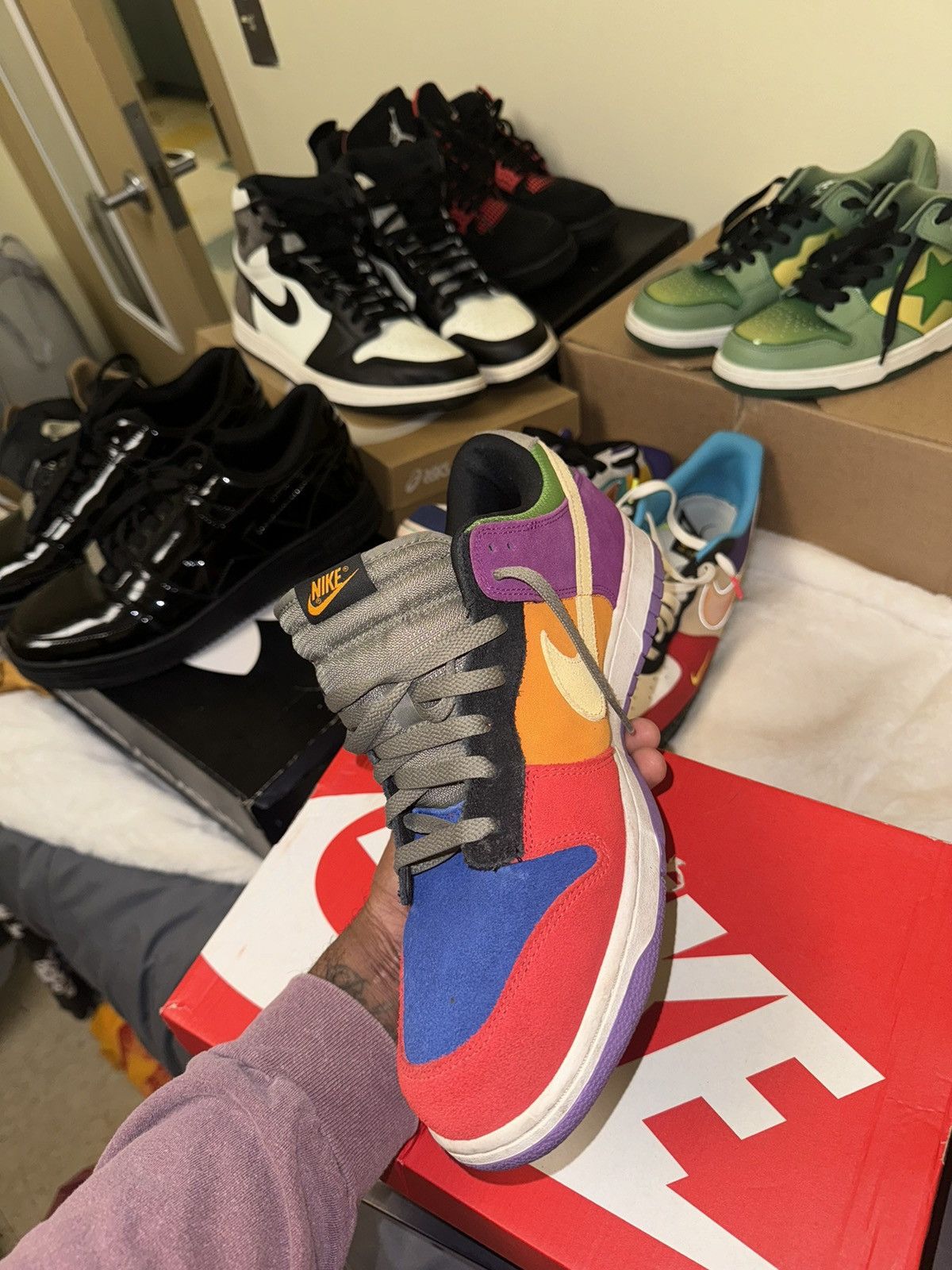 Nike Nike Dunk Low SP Retro 'Viotech' 2019 CT5050-500 Size US 13 / EU 46 - 7 Thumbnail