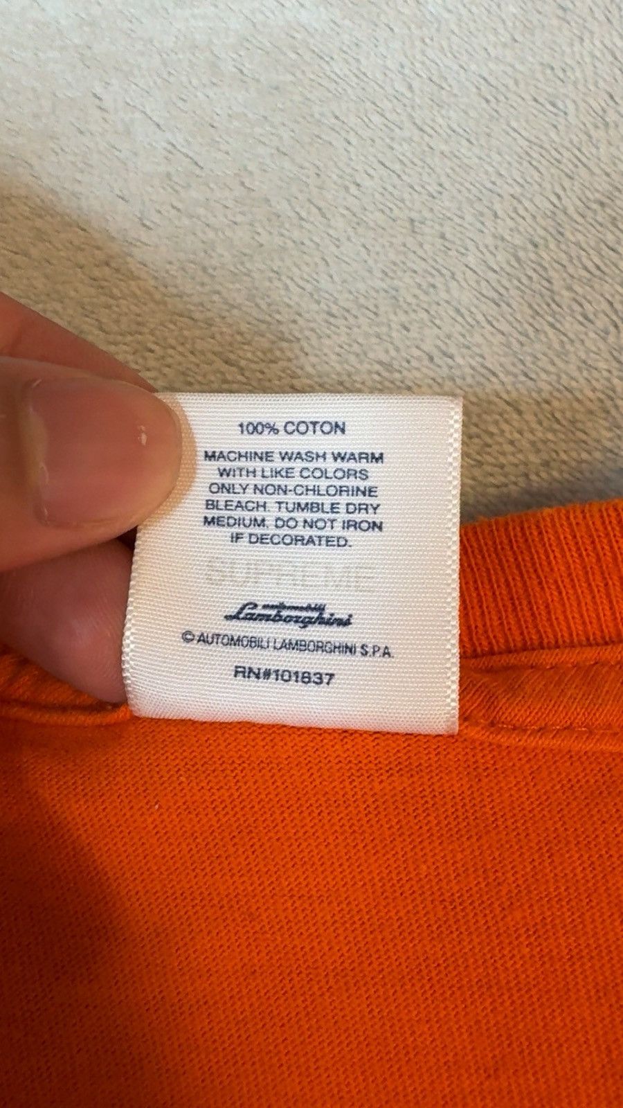 Lamborghini × Supreme Supreme x lamborghini orange t-shirt Size US M / EU 48-50 / 2 - 4 Thumbnail