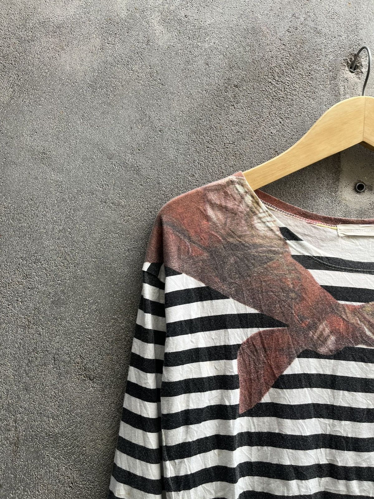 Jean Paul Gaultier × Y/Project JEANASIS Scarf Stripe Tee – Japan Designer Size US XS / EU 42 / 0 - 3 Thumbnail