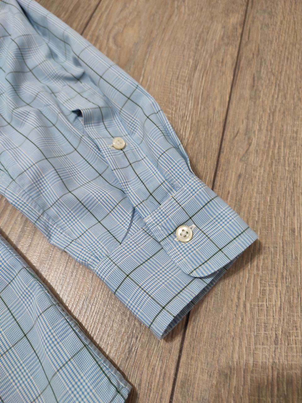Polo Ralph Lauren × Ralph Lauren × Vintage Vintage Polo Ralph Lauren Custom Fit striped plaid Shirt Size US L / EU 52-54 / 3 - 11 Thumbnail