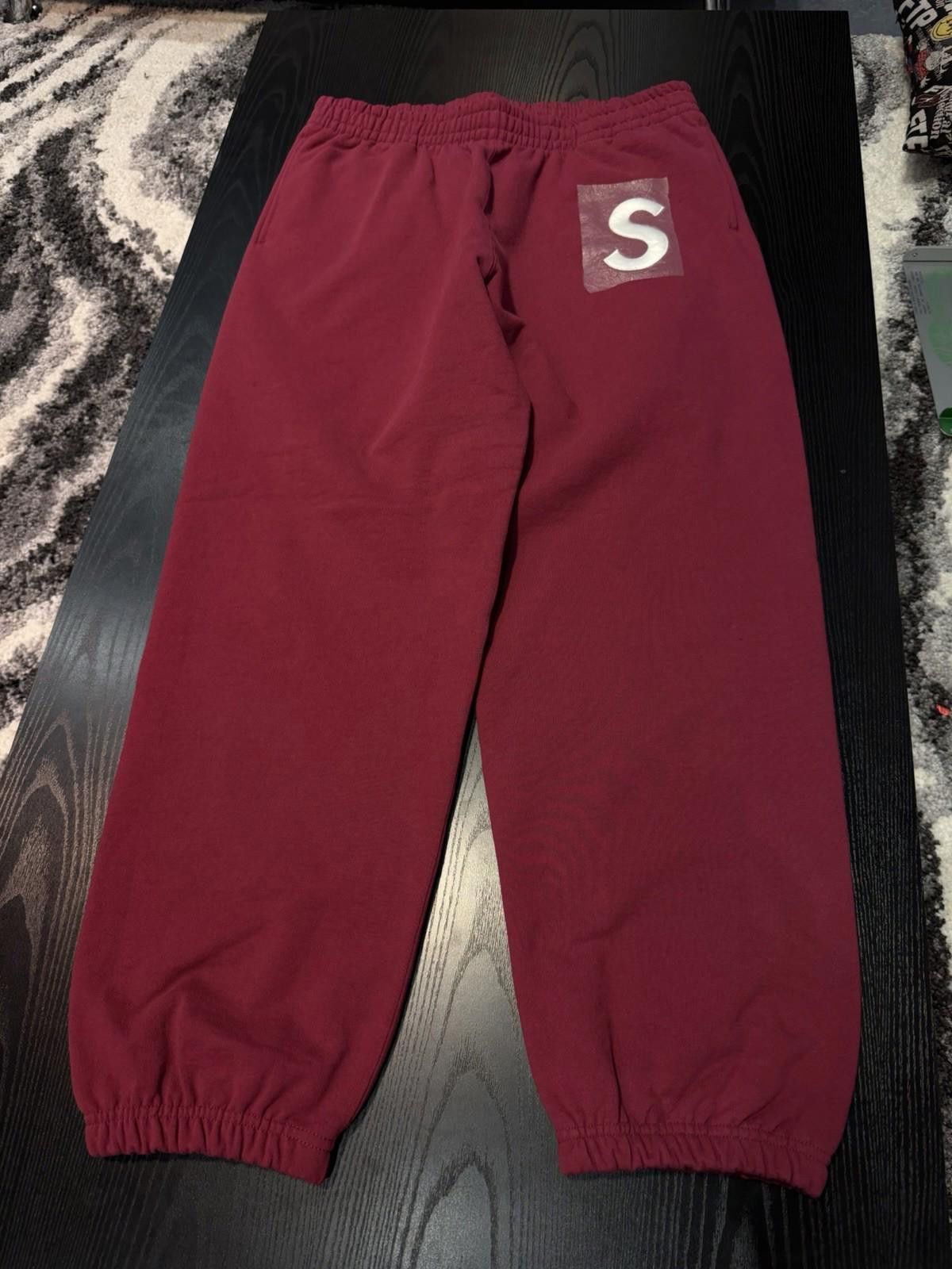 Supreme S Logo Sweatpants Red (SS25) Brand New Size XXL